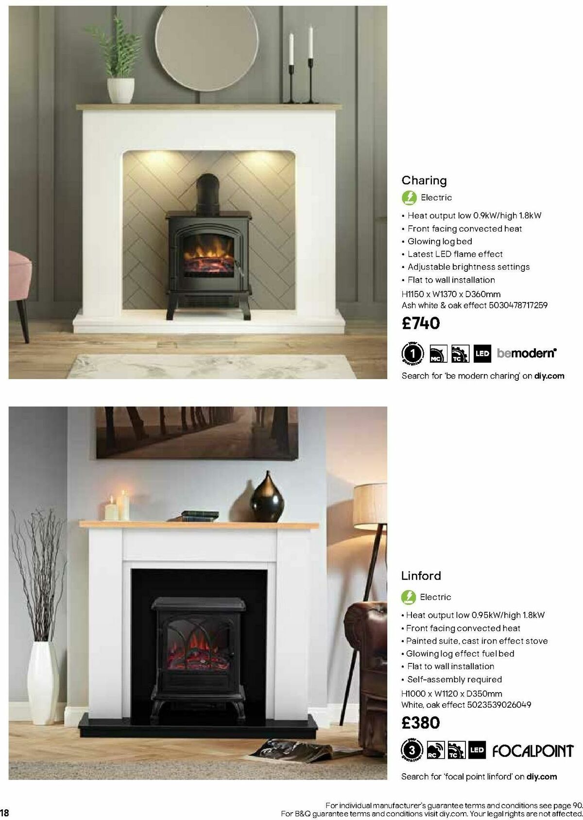 B&Q Fire Collections Offers from 15 October