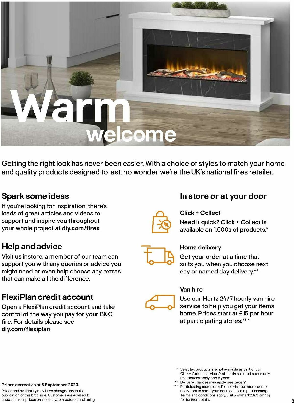 B&Q Fire Collections Offers from 15 October