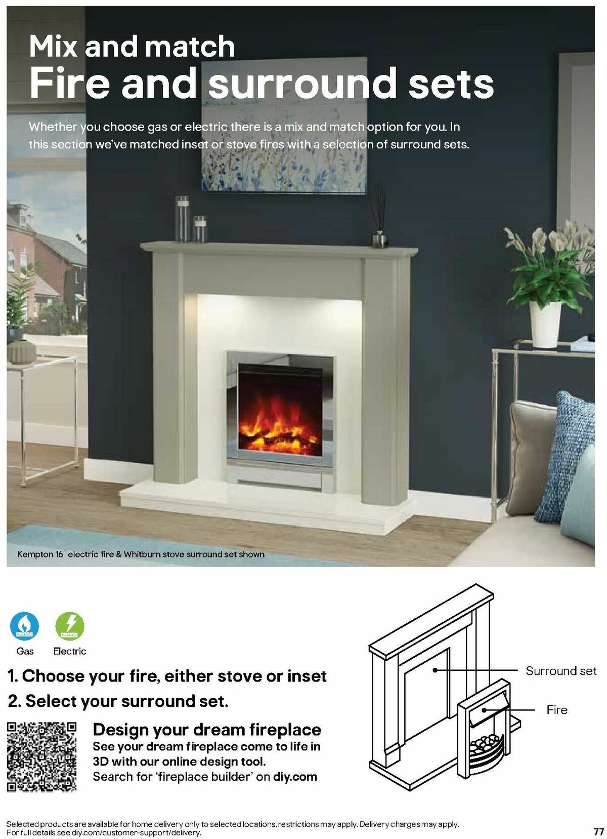 B&Q Fire Collections Offers from 15 October