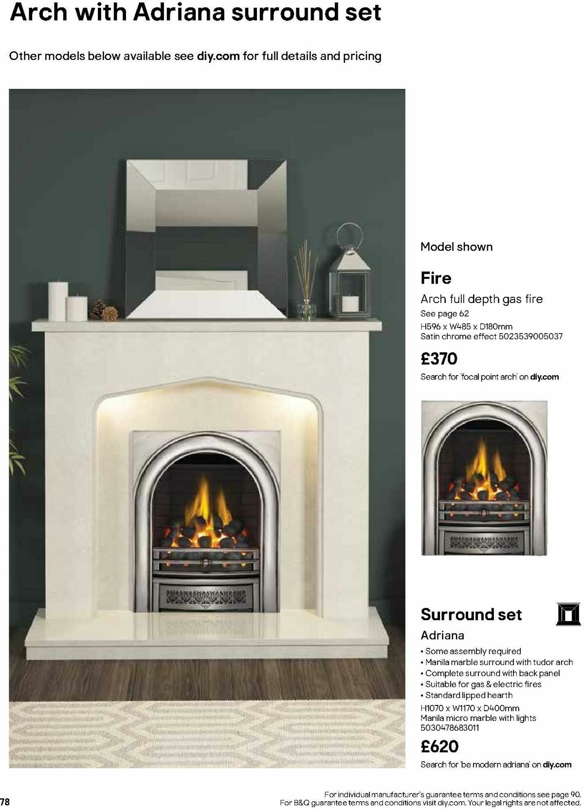 B&Q Fire Collections Offers from 15 October