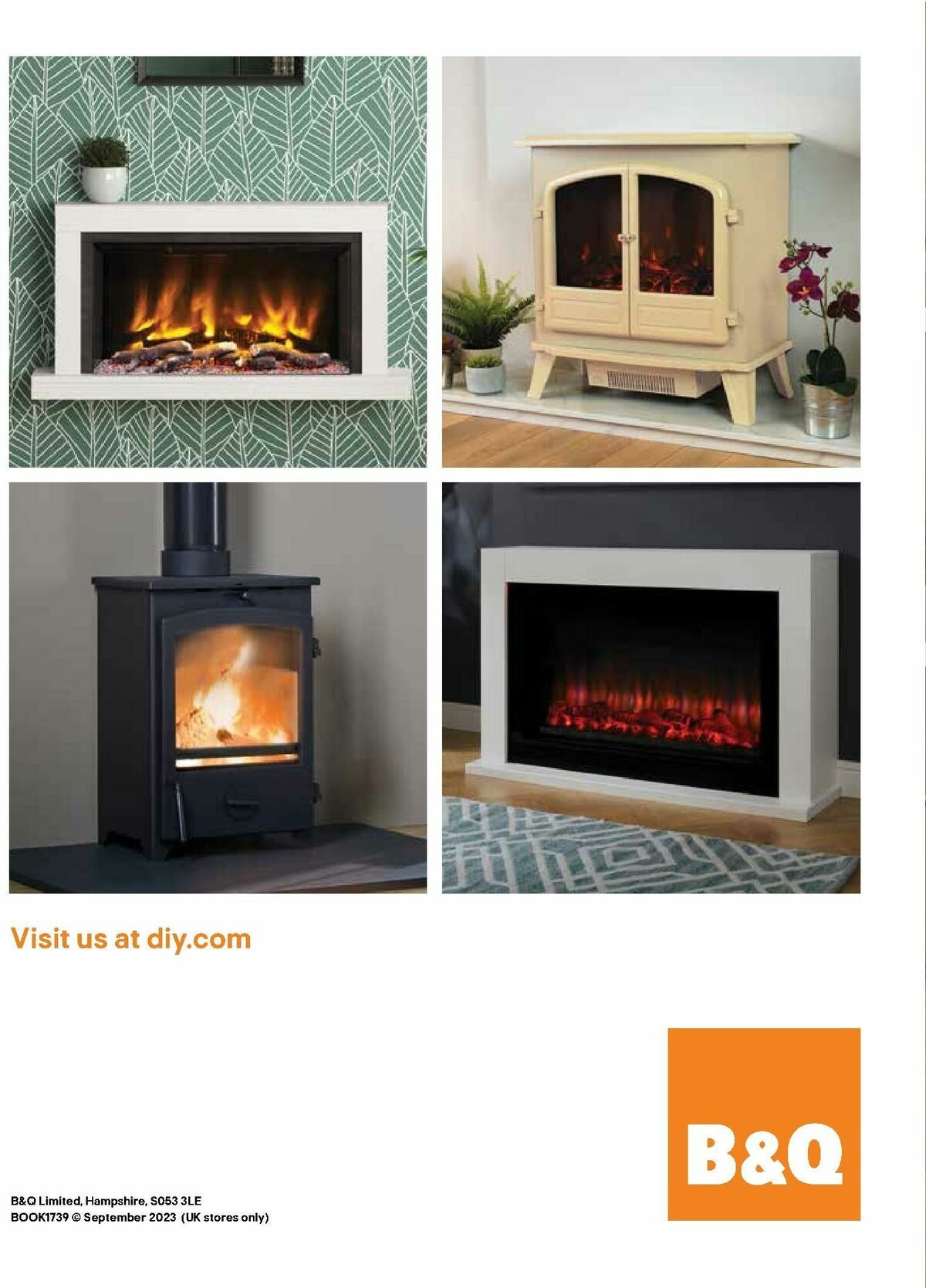 B&Q Fire Collections Offers from 15 October