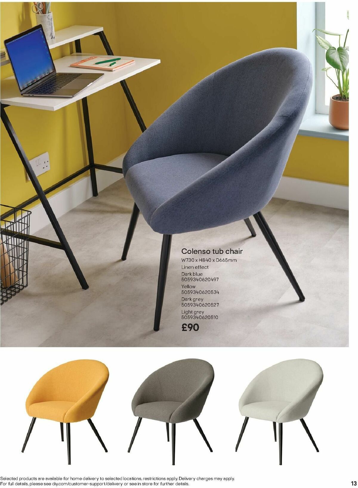 B&Q Freestanding Furniture Offers from 15 October