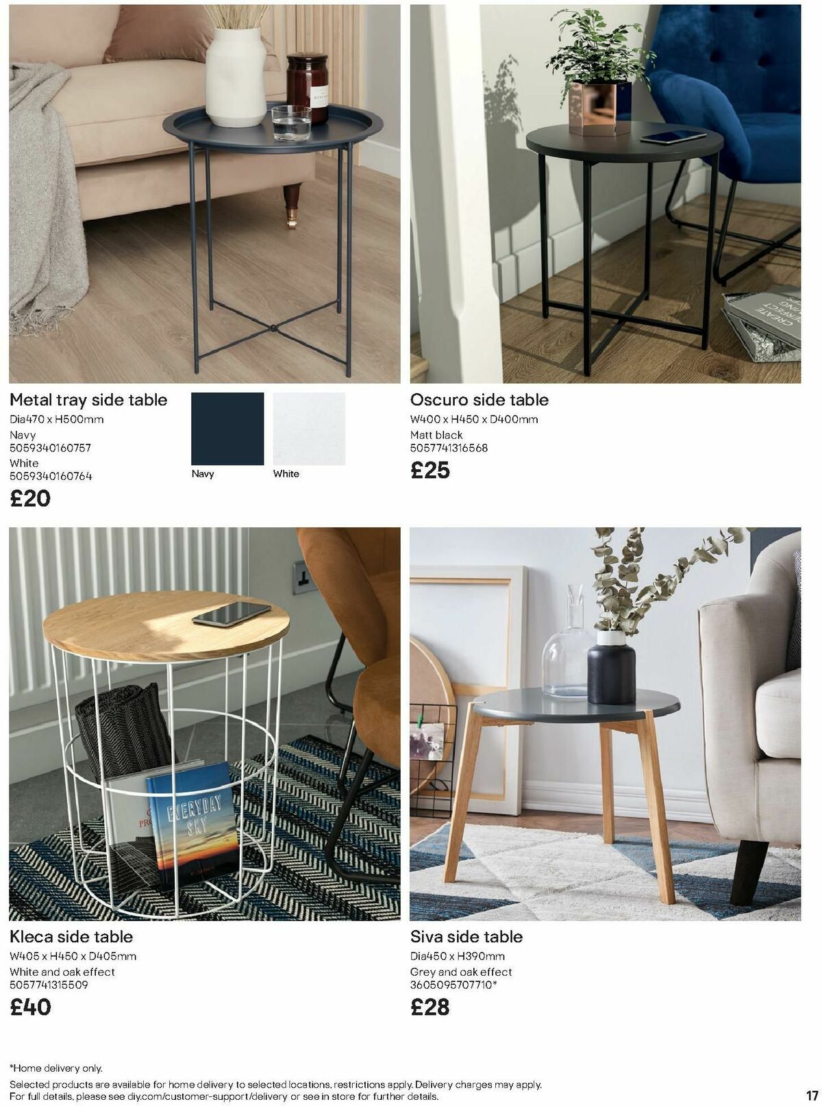 B&Q Freestanding Furniture Offers from 15 October