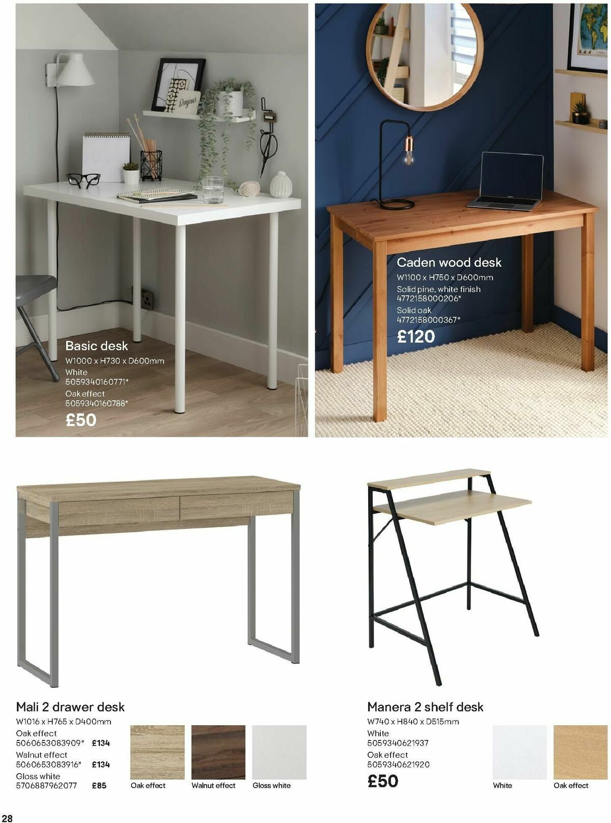 B&Q Freestanding Furniture Offers from 15 October