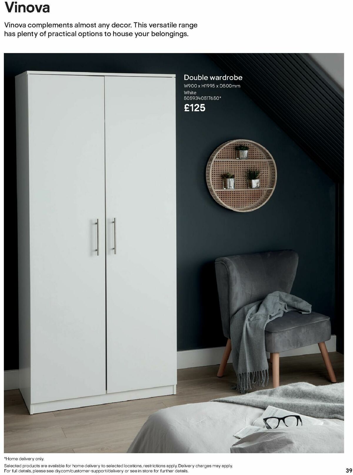 B&Q Freestanding Furniture Offers from 15 October