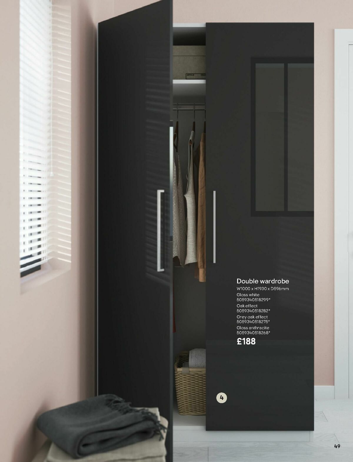 B&Q Freestanding Furniture Offers from 15 October