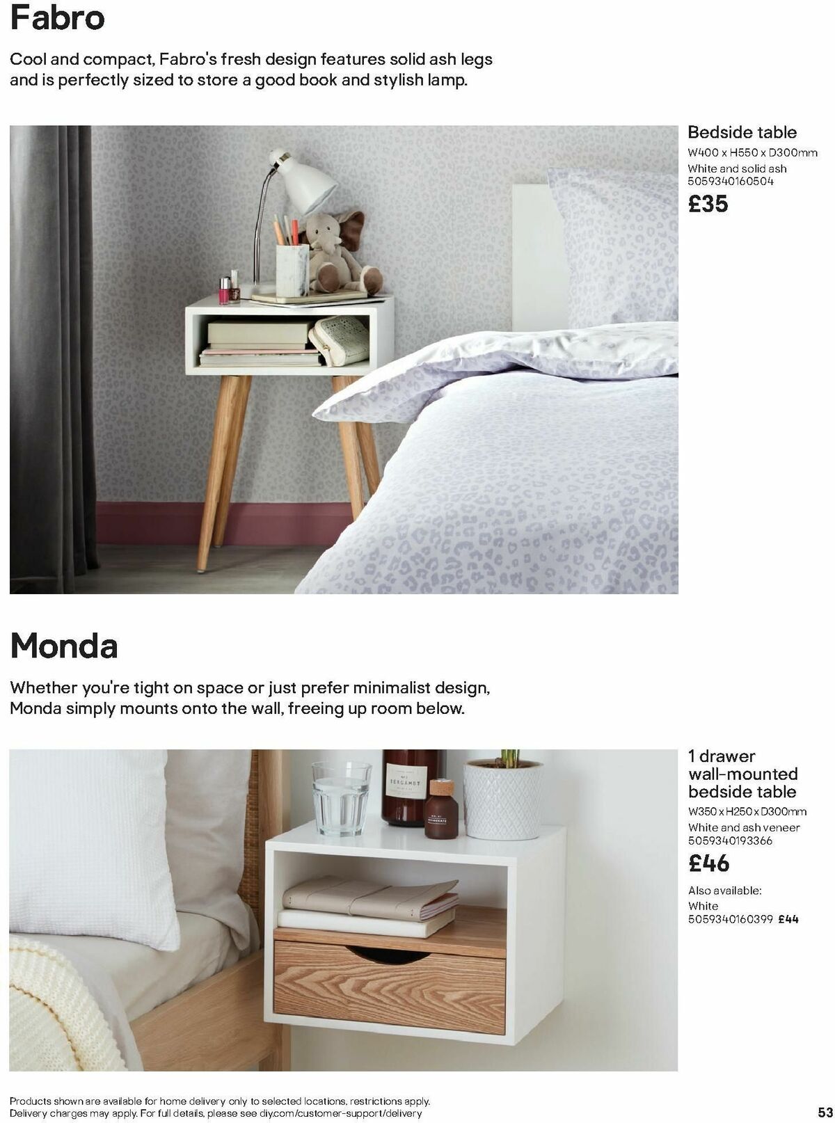 B&Q Freestanding Furniture Offers from 15 October