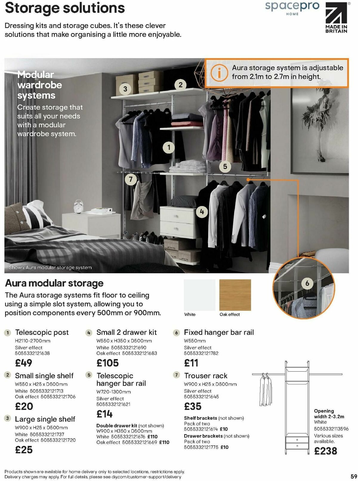 B&Q Indoor Furniture Offers from 1 October