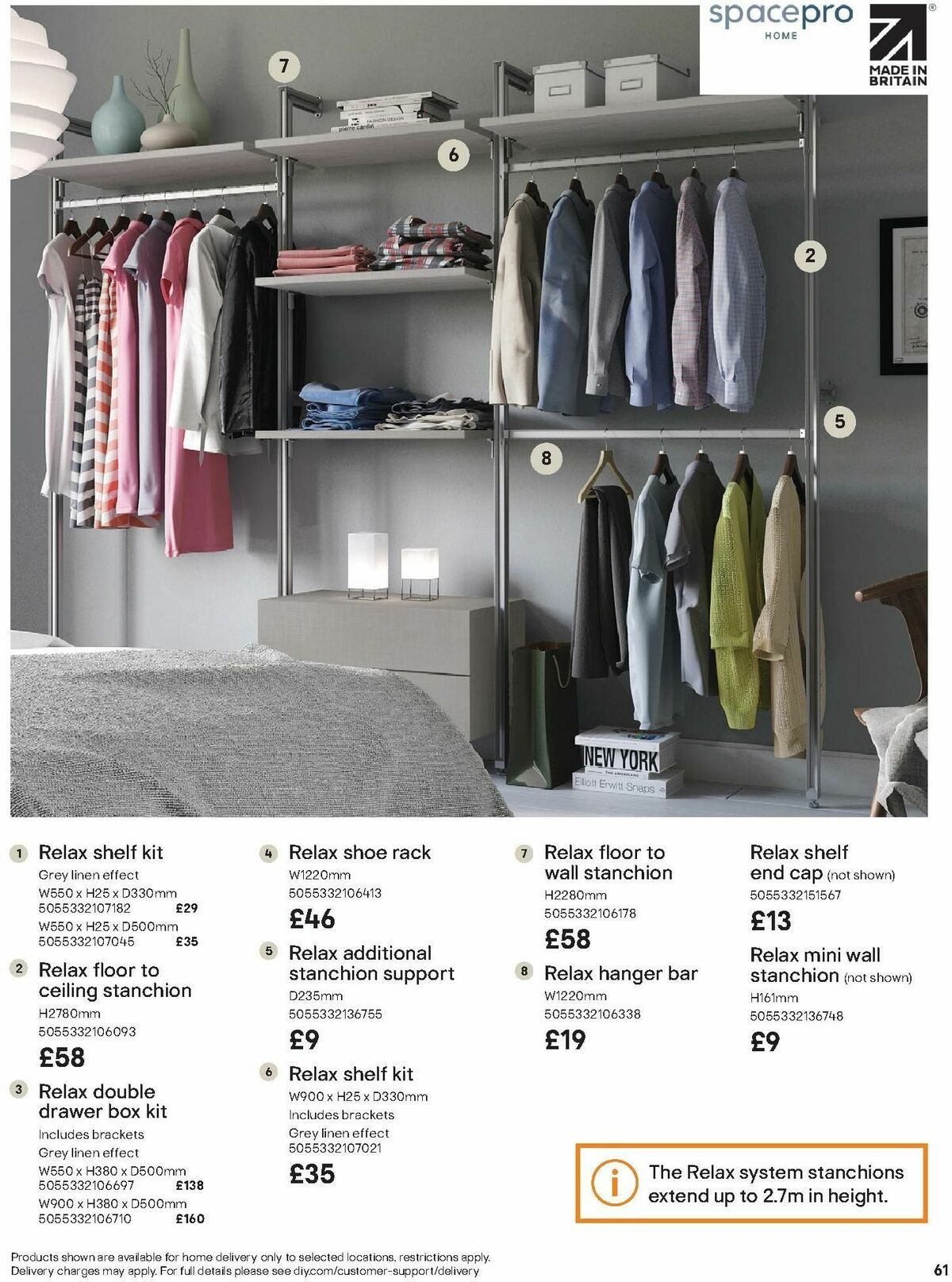 B&Q Indoor Furniture Offers from 1 October