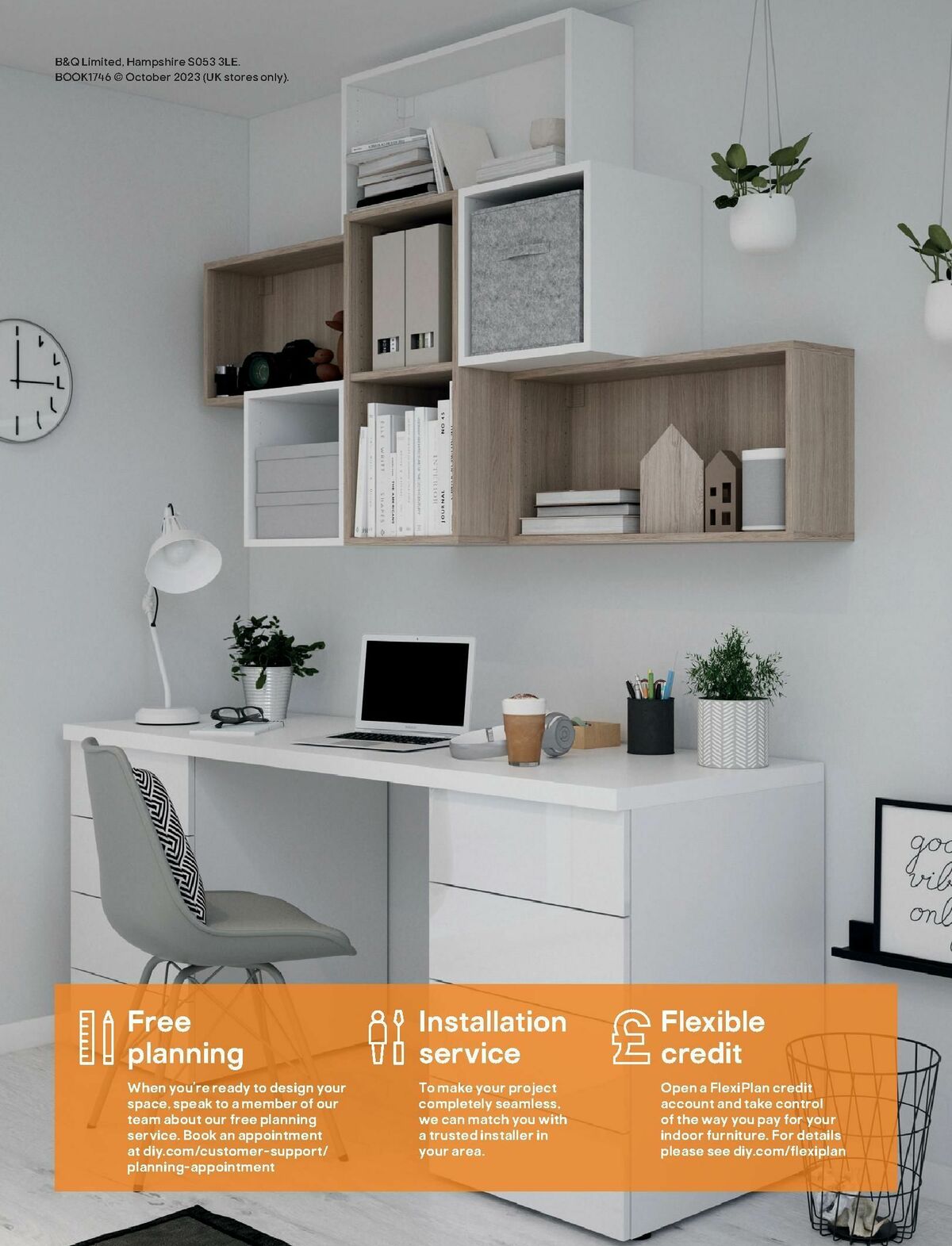 B&Q Indoor Furniture Offers from 1 October