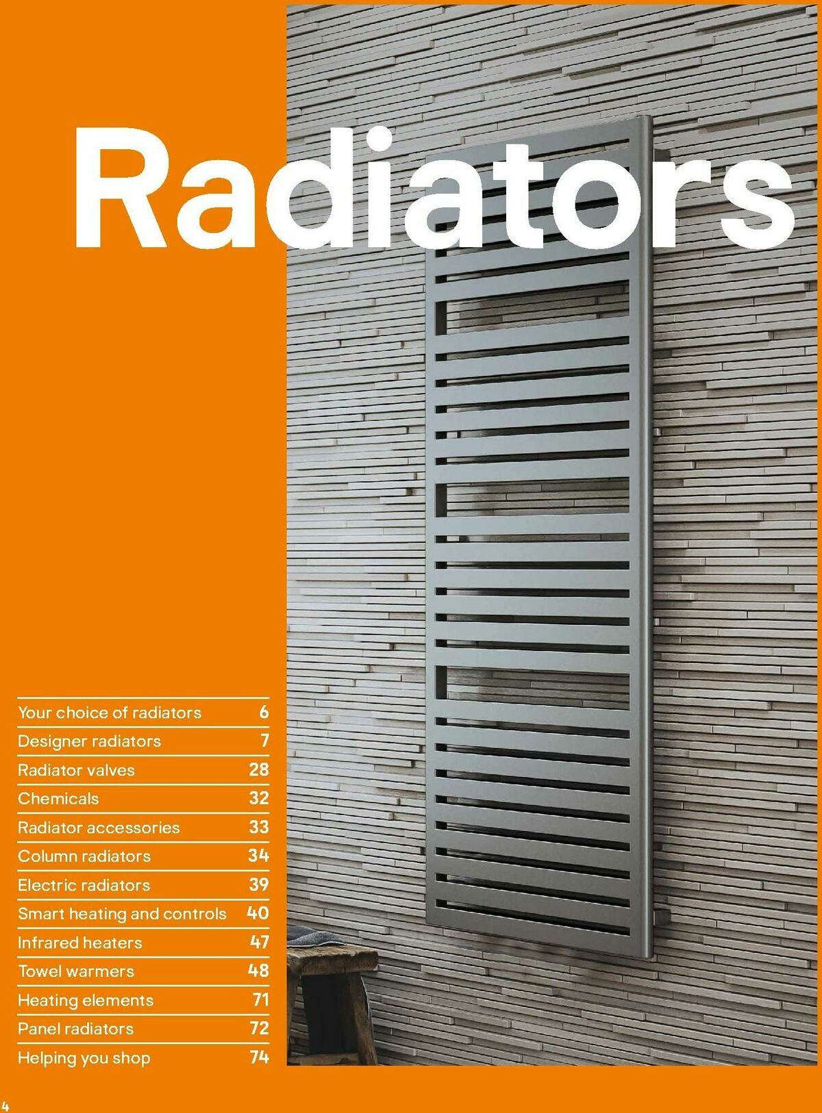 B&Q Radiator & Towel Warmer Collections Offers from 1 October