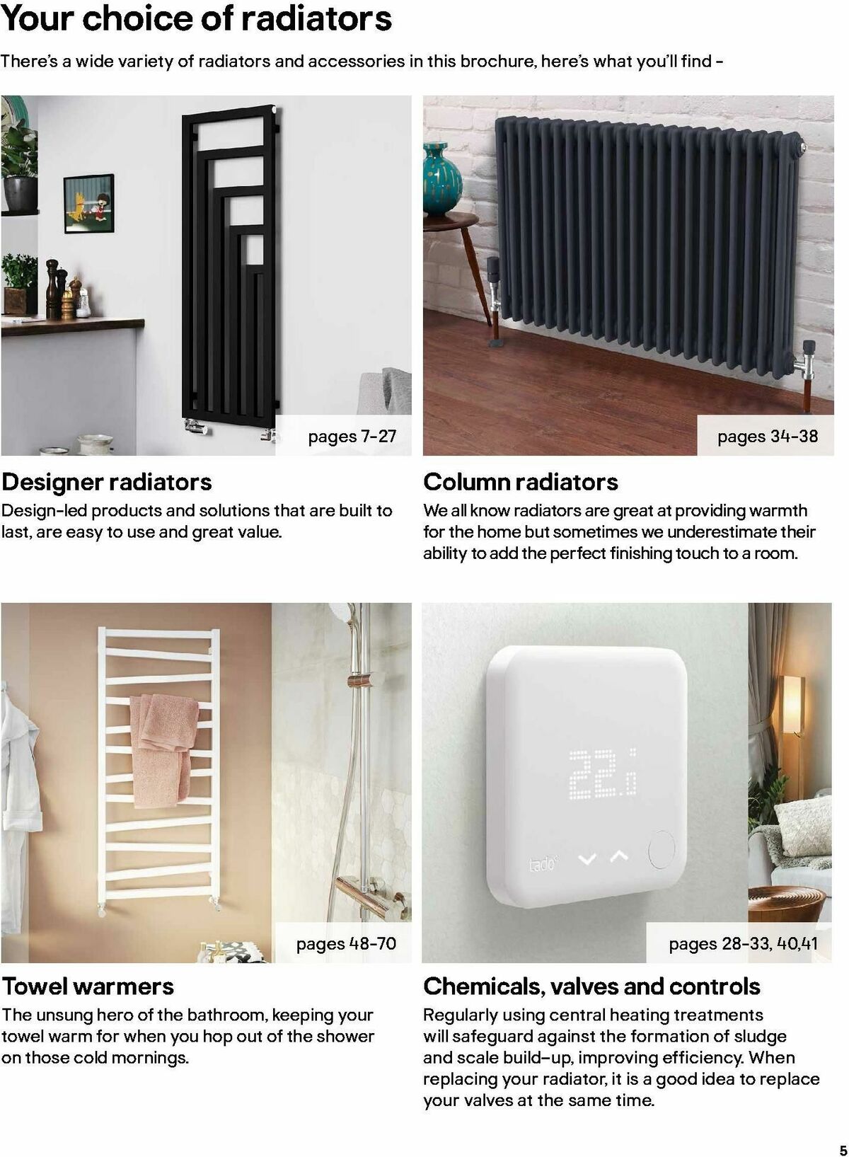 B&Q Radiator & Towel Warmer Collections Offers from 1 October