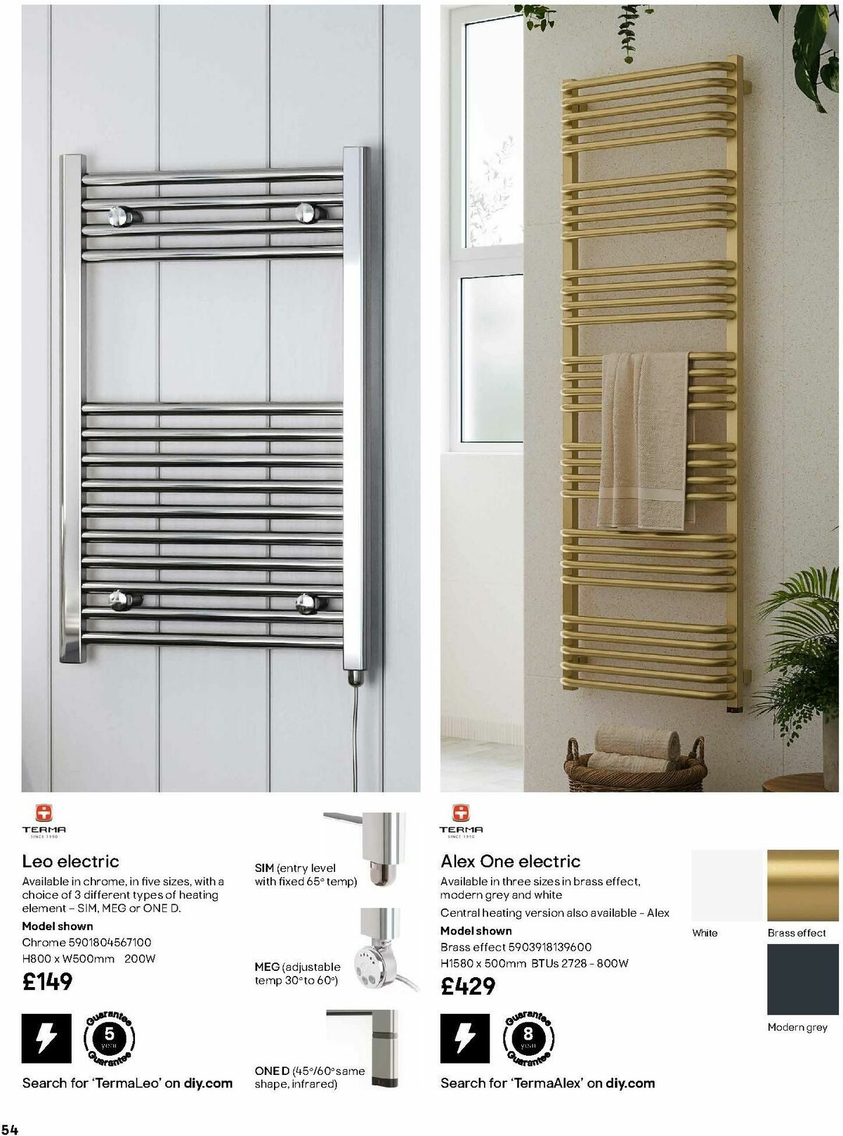 B&Q Radiator & Towel Warmer Collections Offers from 1 October