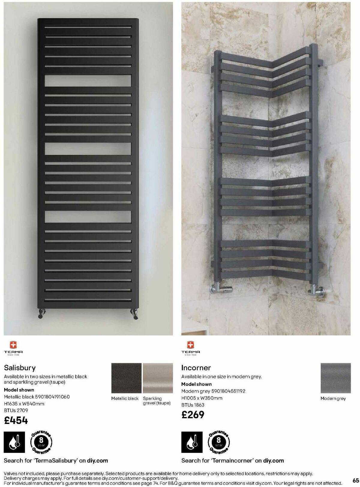 B&Q Radiator & Towel Warmer Collections Offers from 1 October