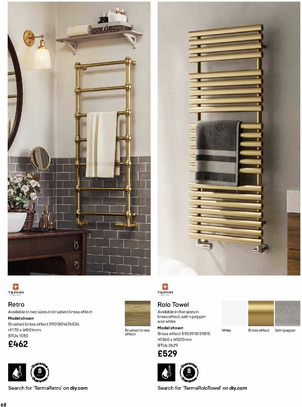 B&Q Radiator & Towel Warmer Collections Offers from 1 October