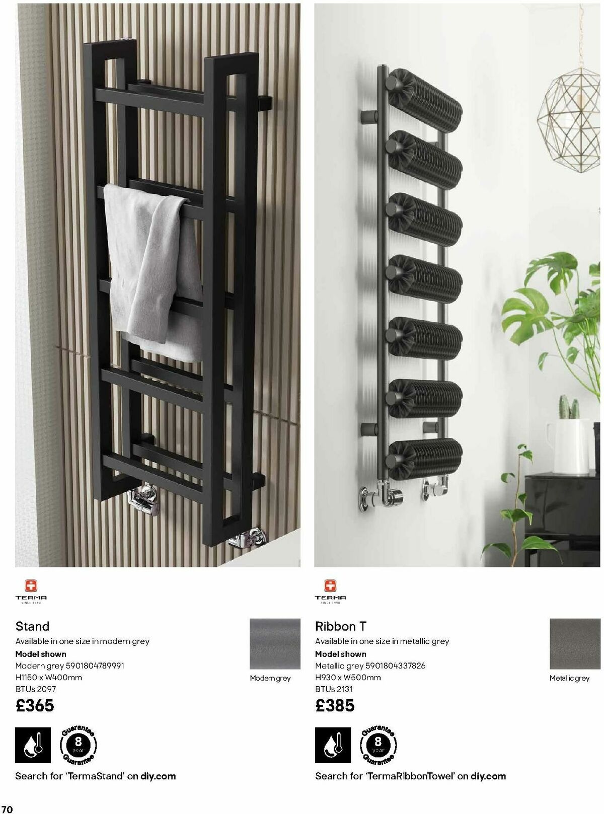 B&Q Radiator & Towel Warmer Collections Offers from 1 October