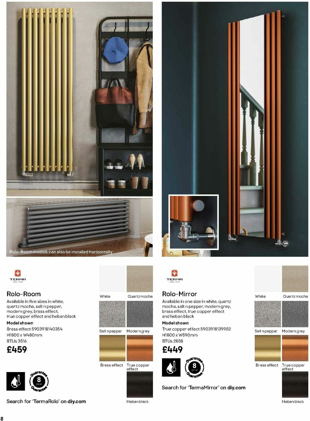 B&Q Radiator & Towel Warmer Collections Offers from 1 October