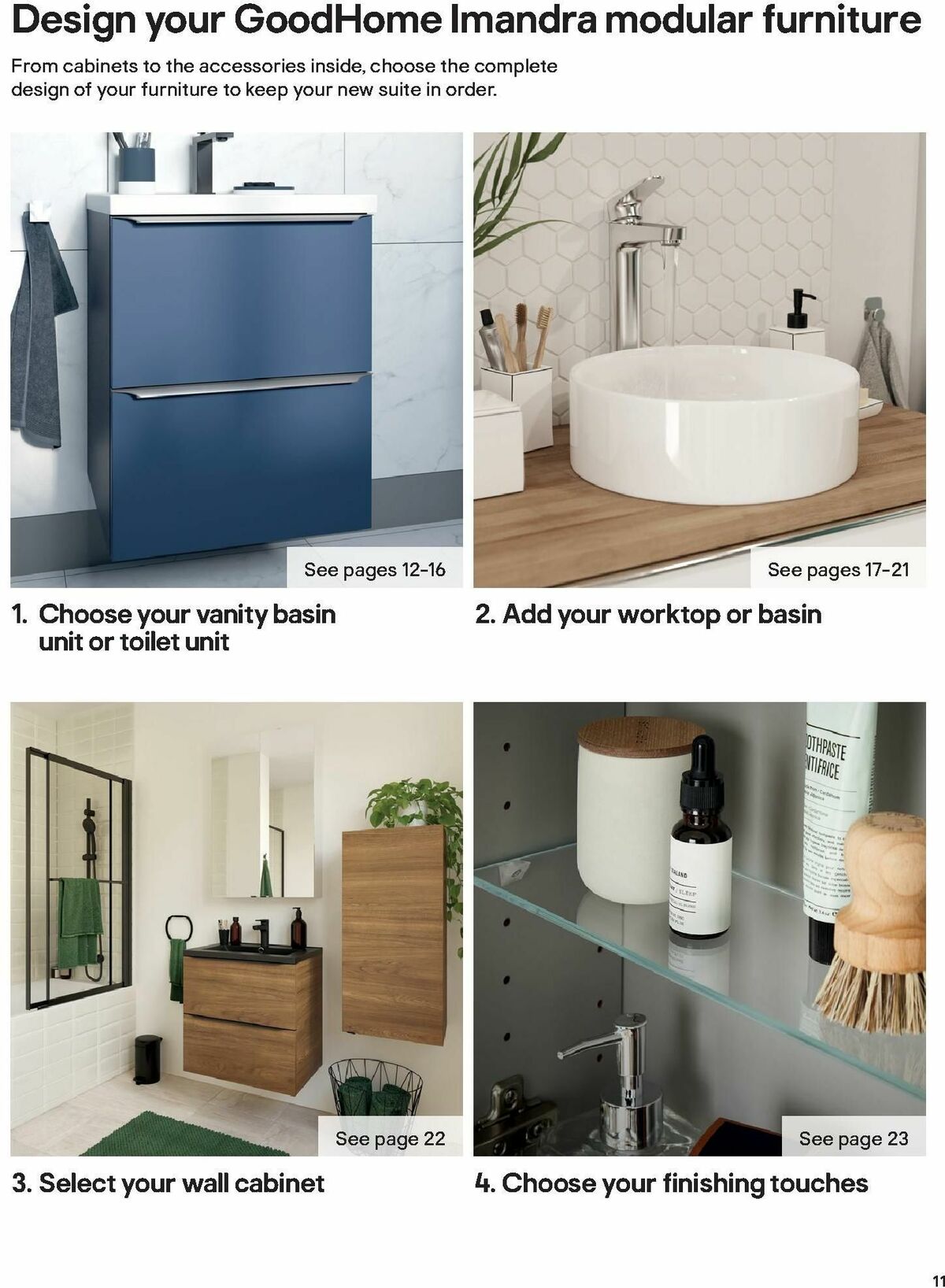 B&Q Bathroom Collections Offers from 1 October