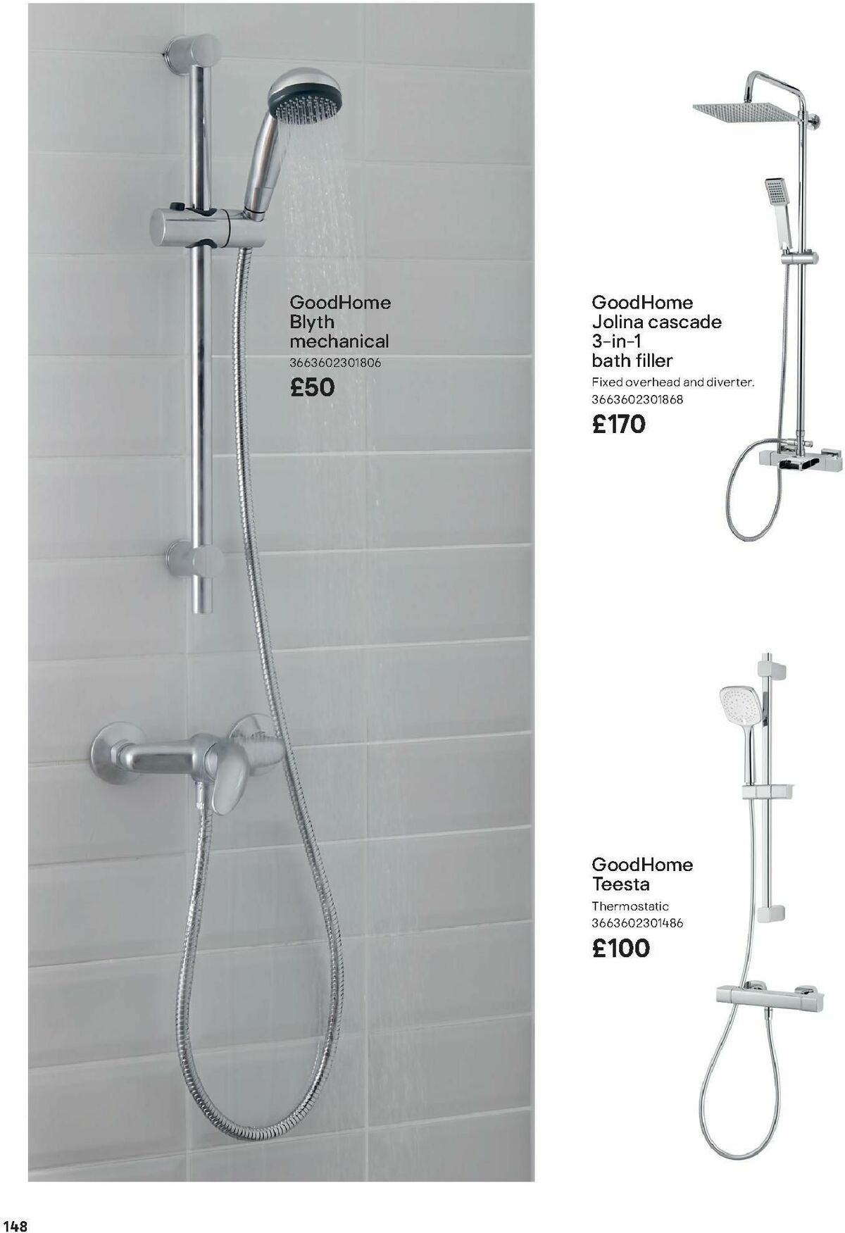 B&Q Bathroom Collections Offers from 1 October