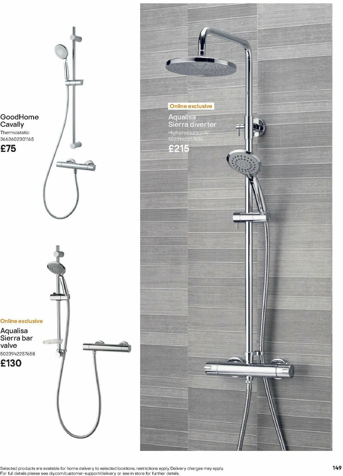 B&Q Bathroom Collections Offers from 1 October