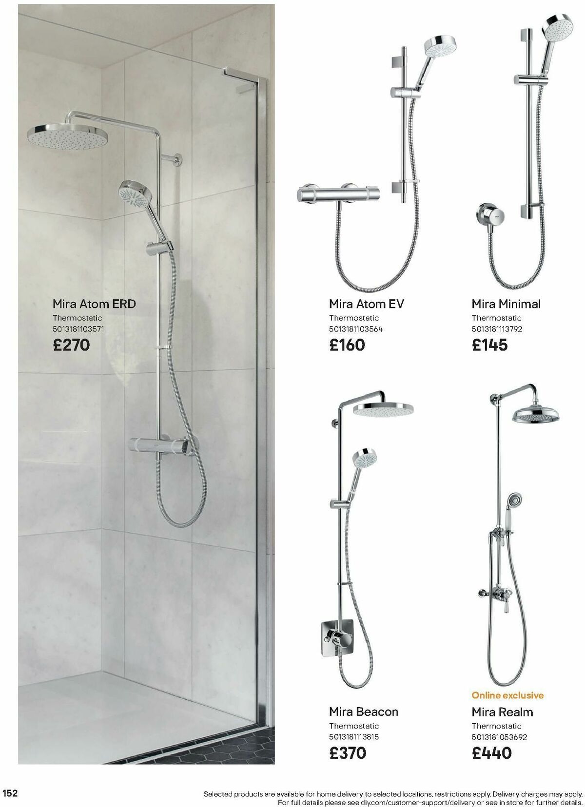 B&Q Bathroom Collections Offers from 1 October