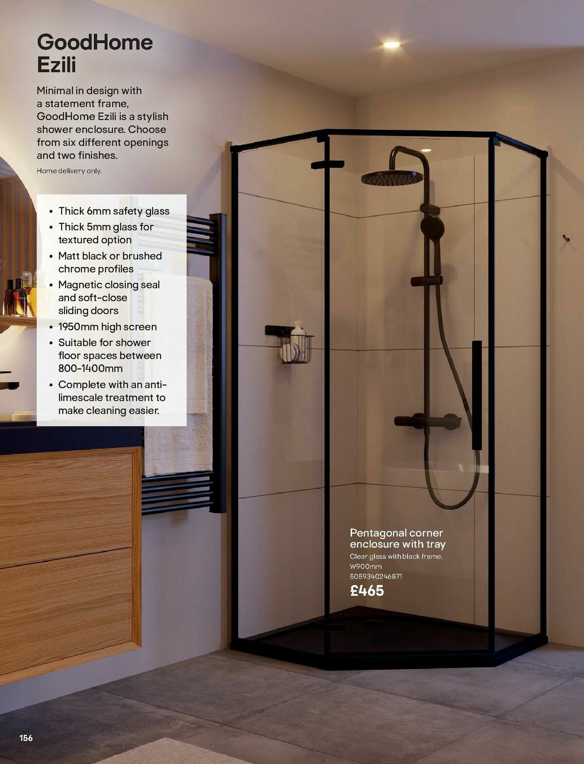 B&Q Bathroom Collections Offers from 1 October