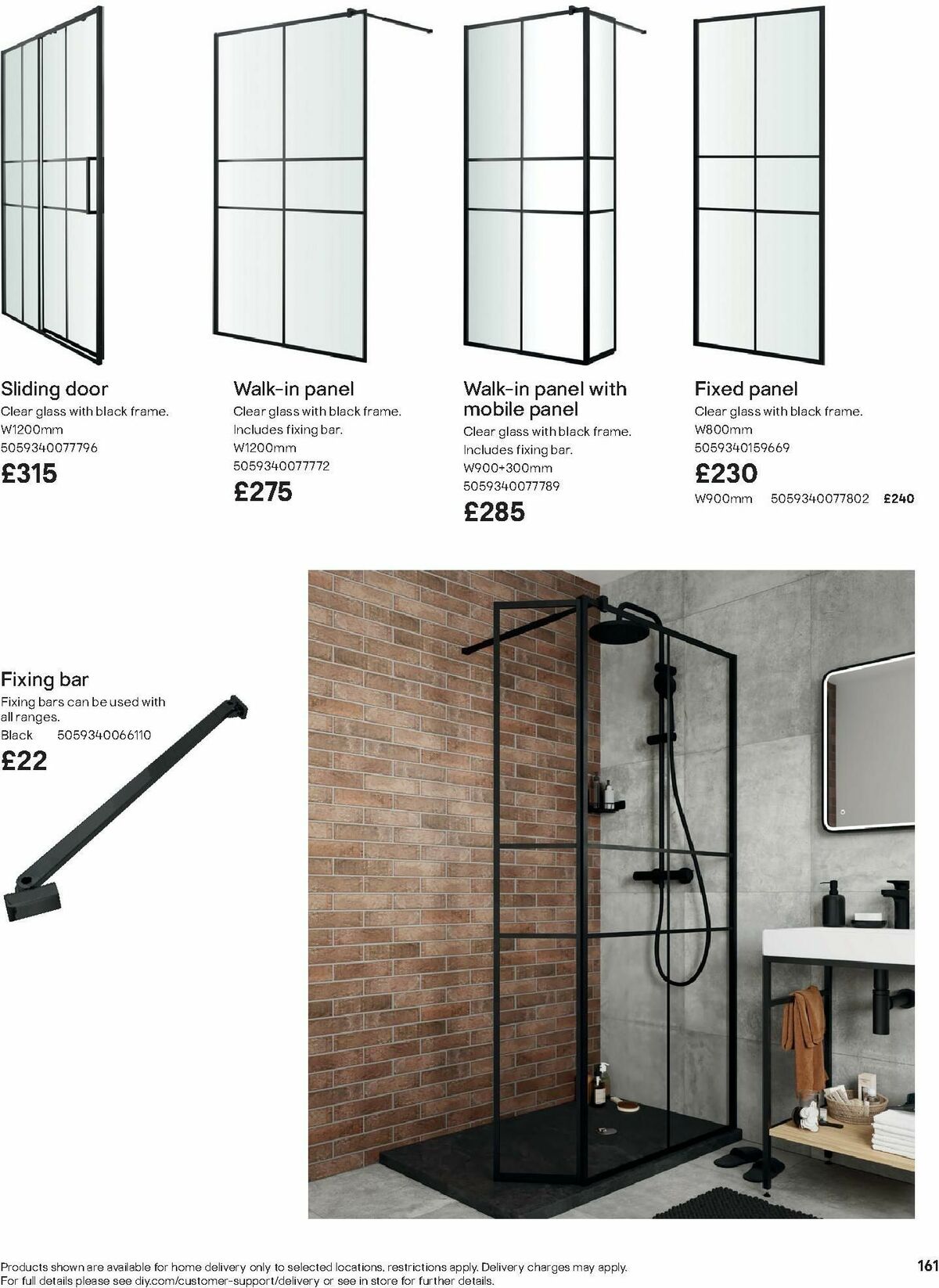 B&Q Bathroom Collections Offers from 1 October