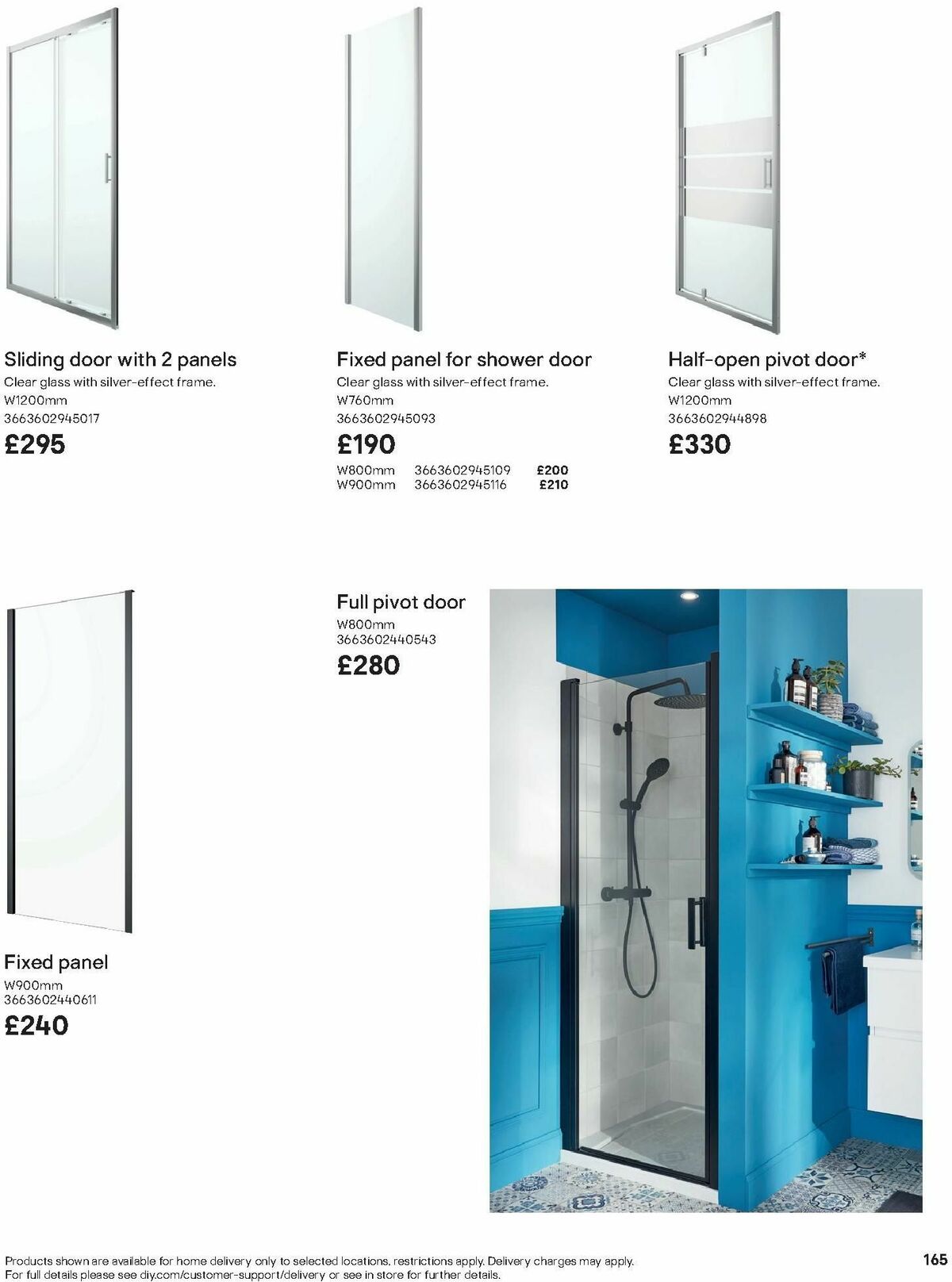 B&Q Bathroom Collections Offers from 1 October