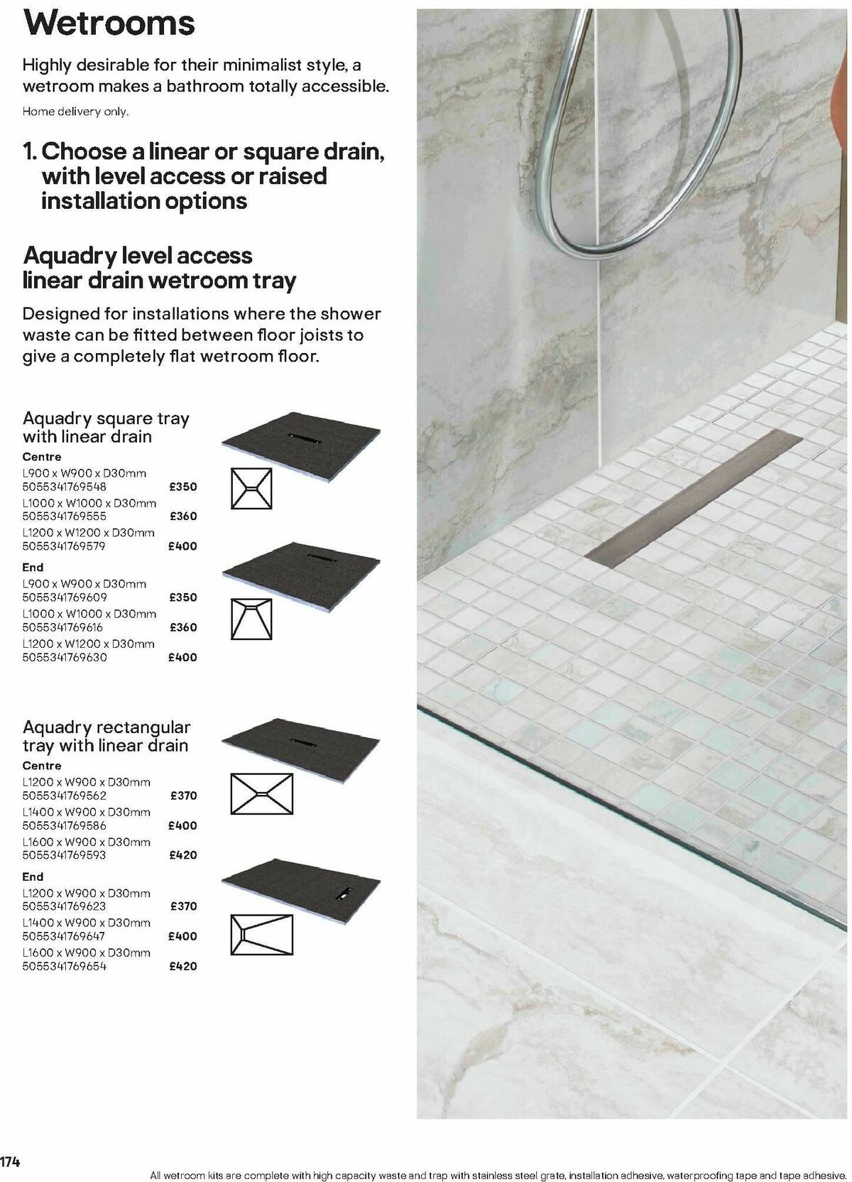 B&Q Bathroom Collections Offers from 1 October