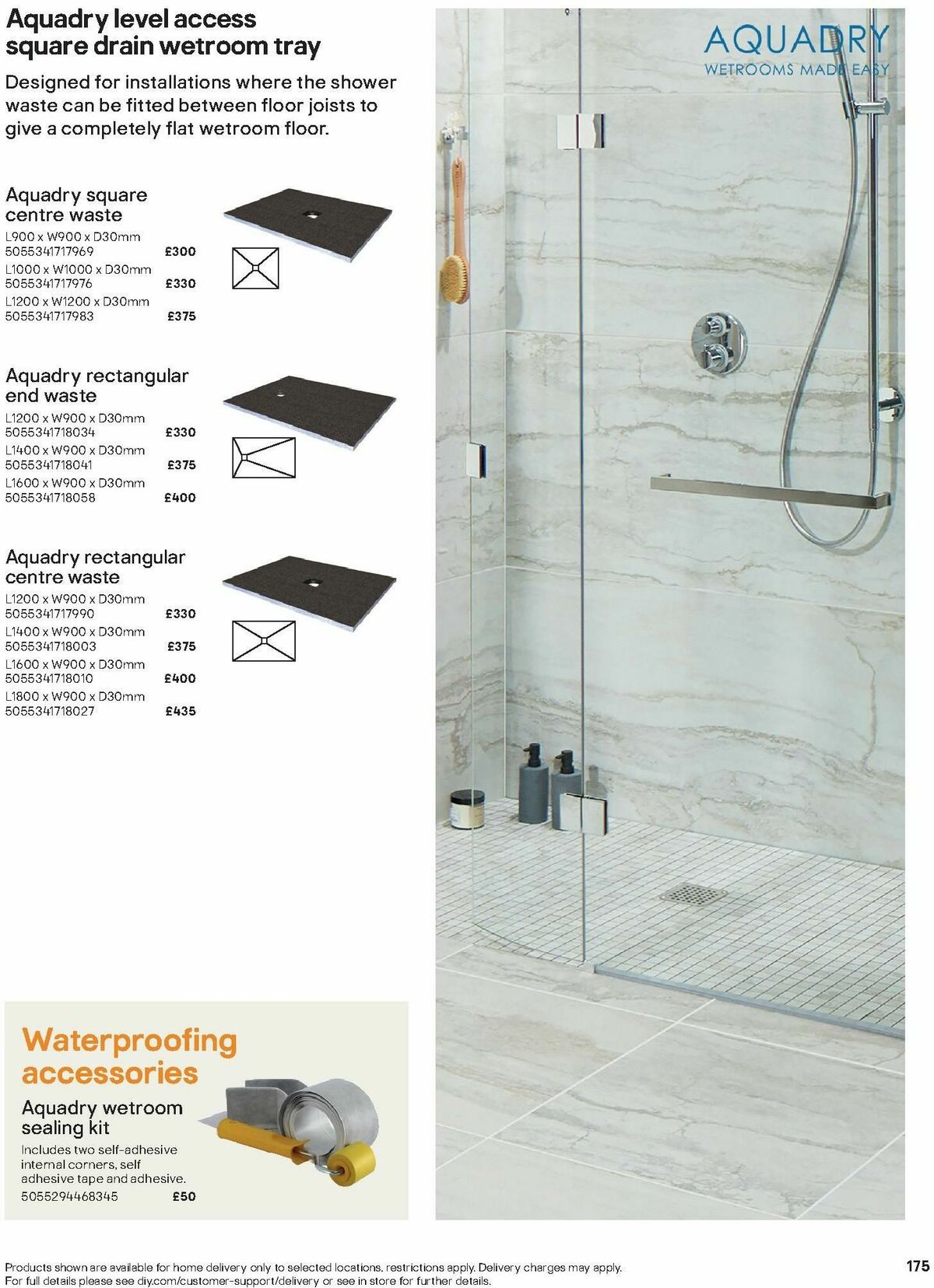 B&Q Bathroom Collections Offers from 1 October