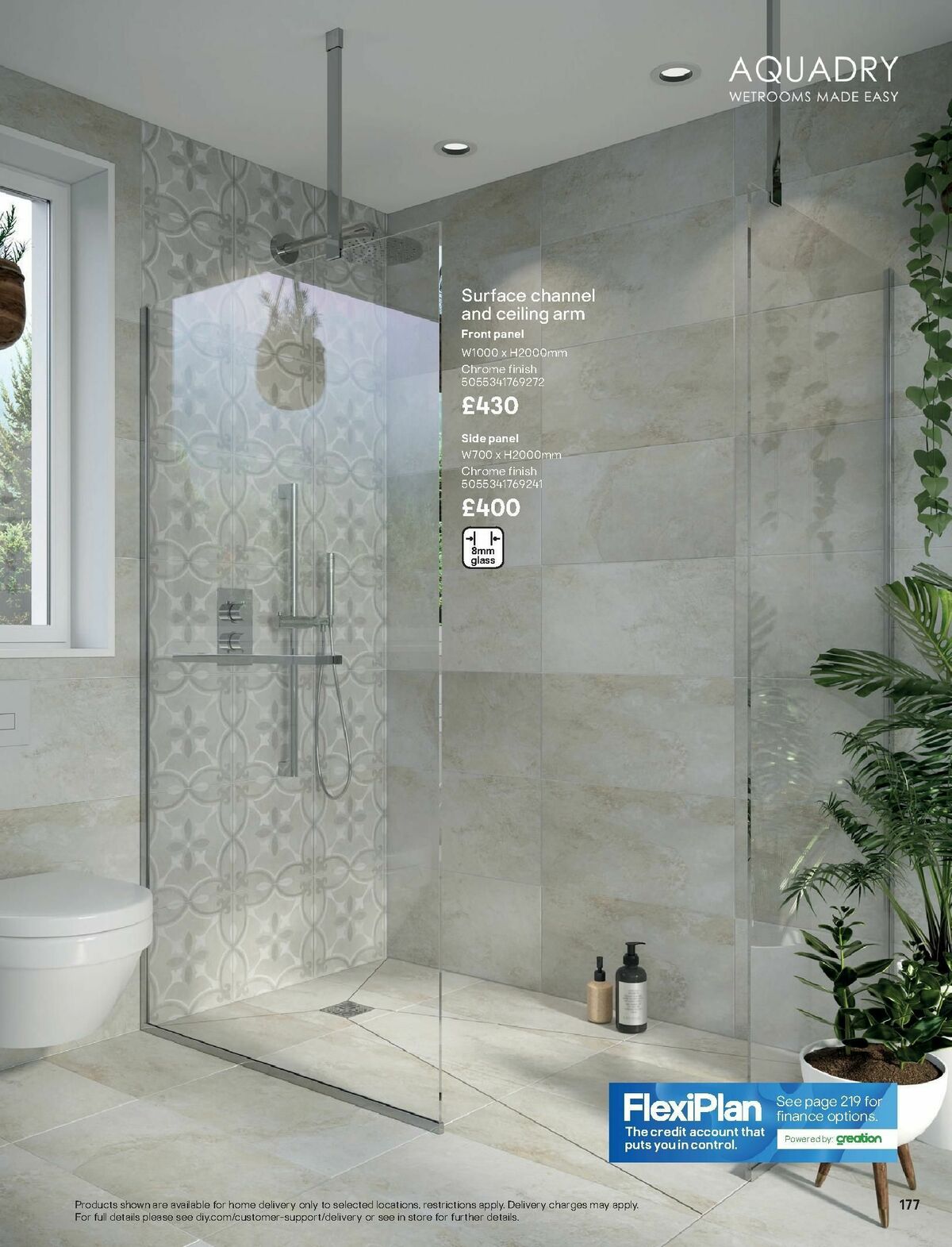 B&Q Bathroom Collections Offers from 1 October