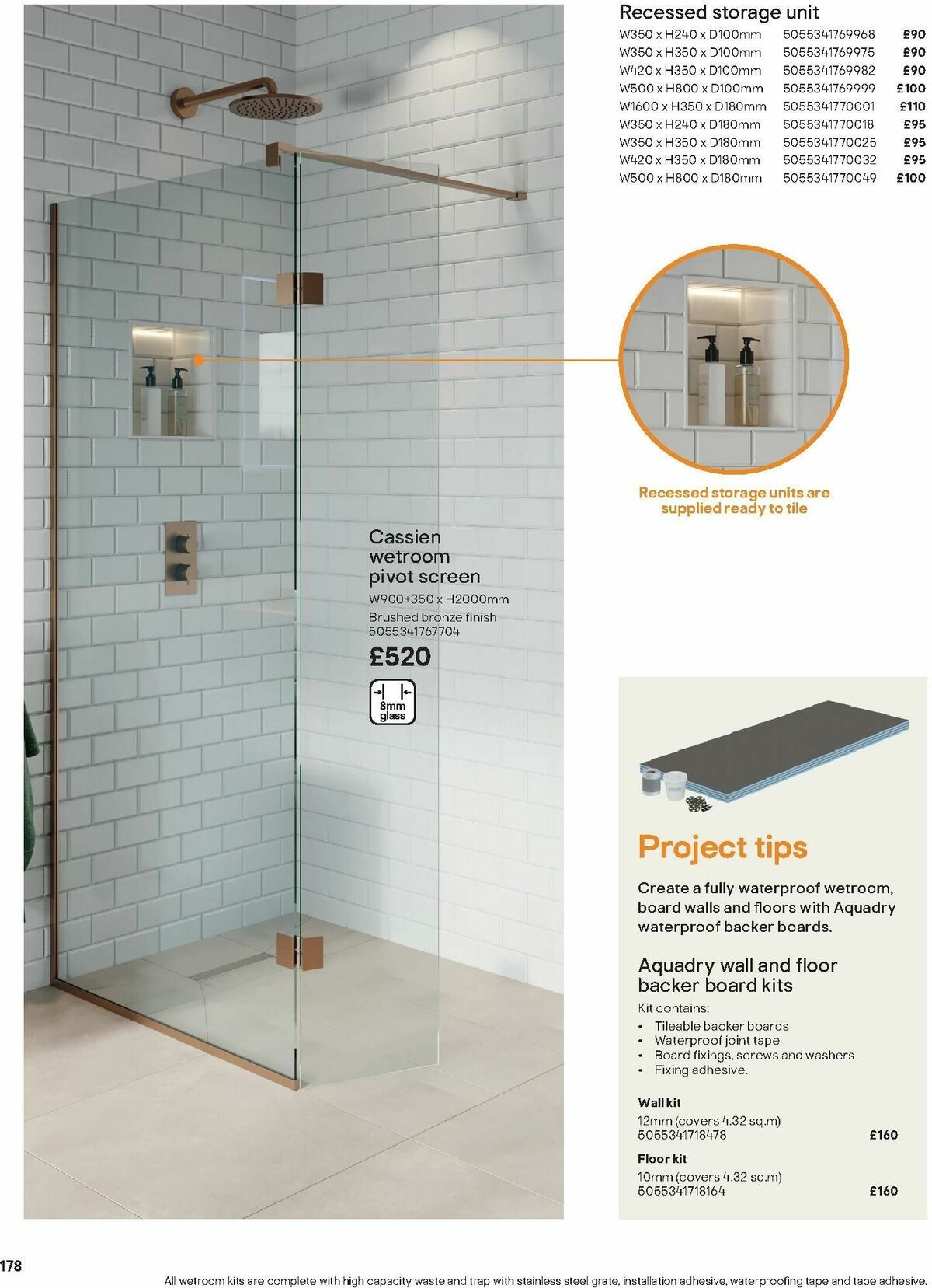 B&Q Bathroom Collections Offers from 1 October