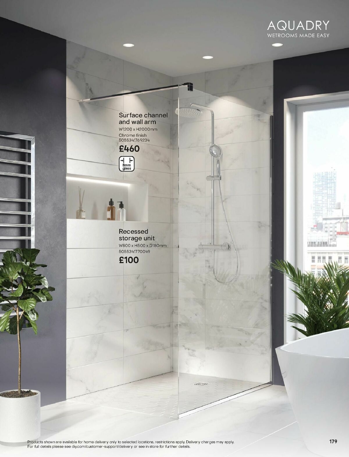 B&Q Bathroom Collections Offers from 1 October