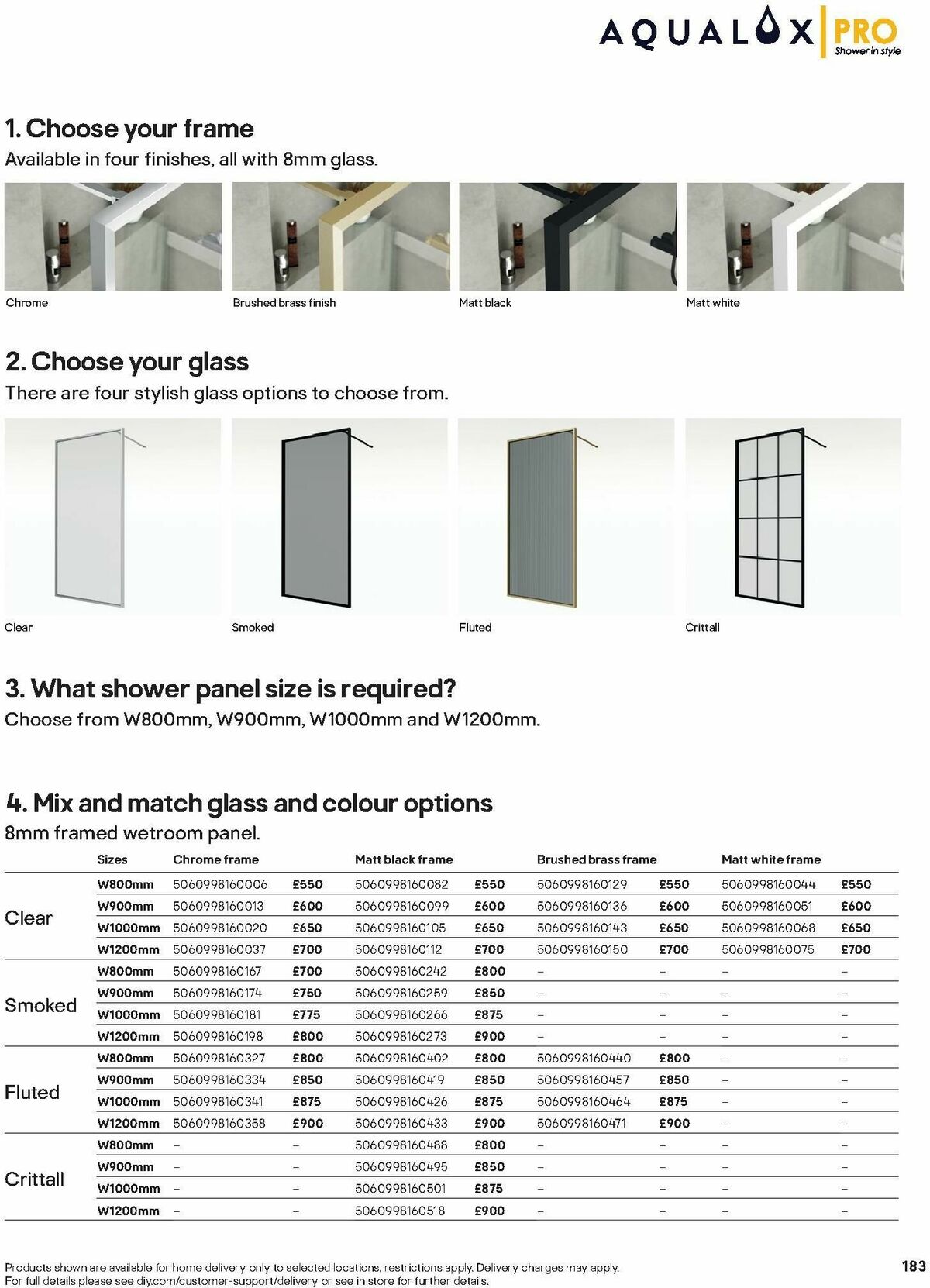 B&Q Bathroom Collections Offers from 1 October