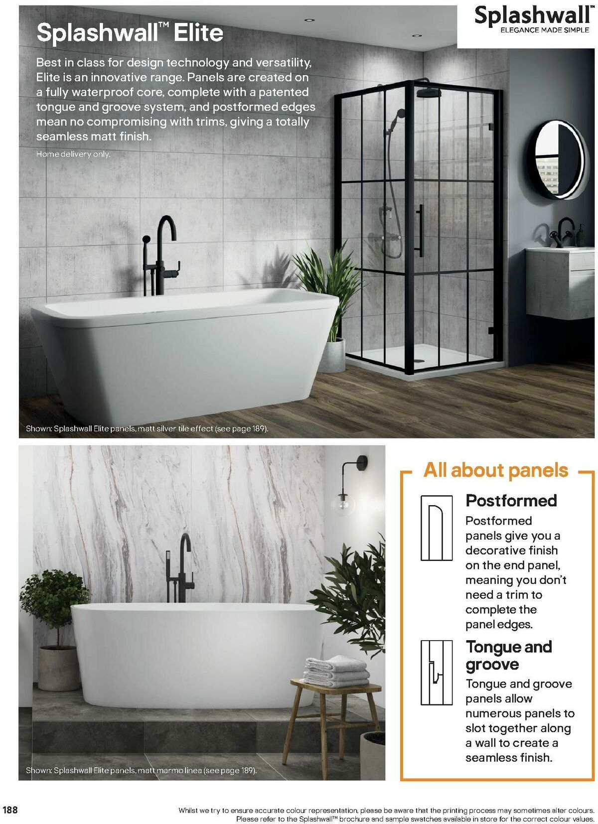 B&Q Bathroom Collections Offers from 1 October