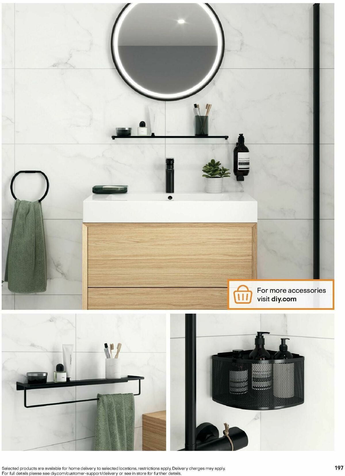 B&Q Bathroom Collections Offers from 1 October