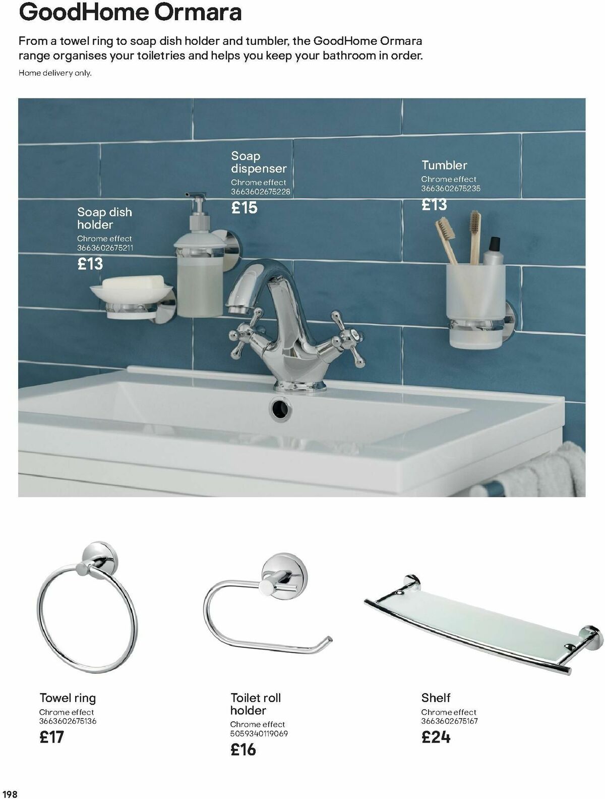 B&Q Bathroom Collections Offers from 1 October