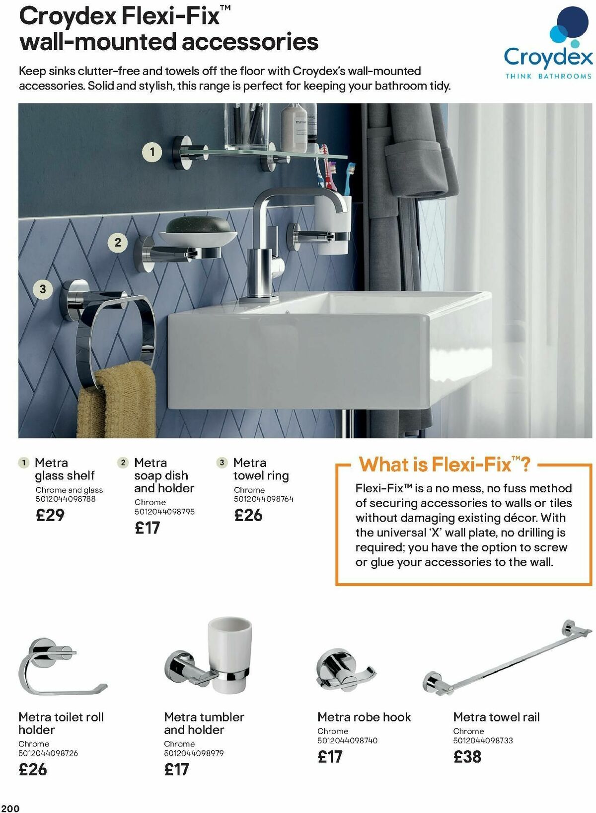 B&Q Bathroom Collections Offers from 1 October