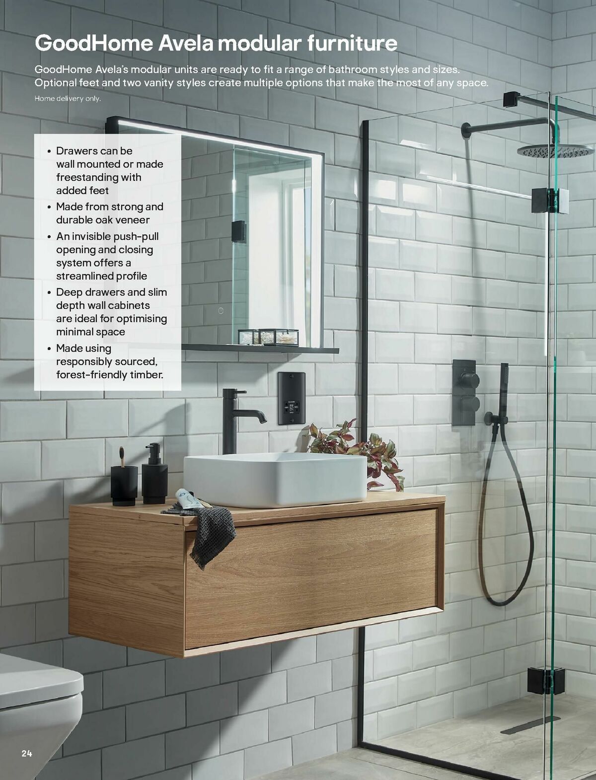 B&Q Bathroom Collections Offers from 1 October