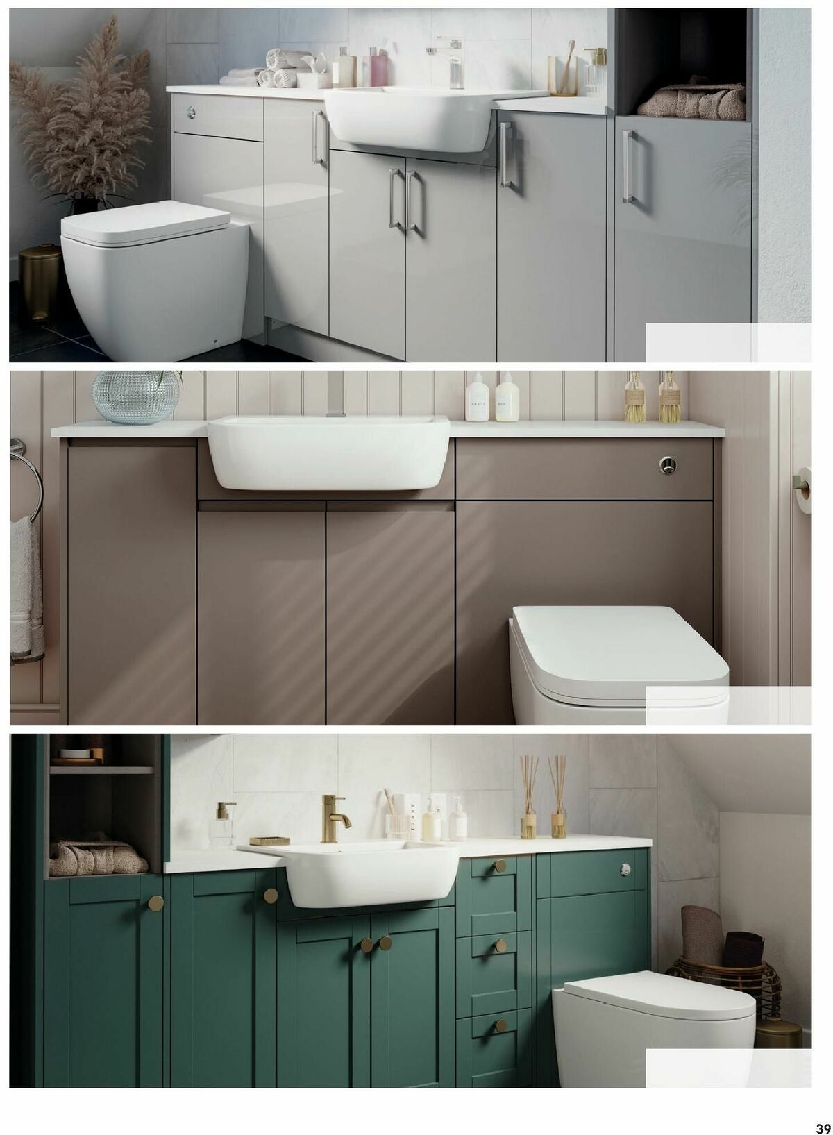 B&Q Bathroom Collections Offers from 1 October