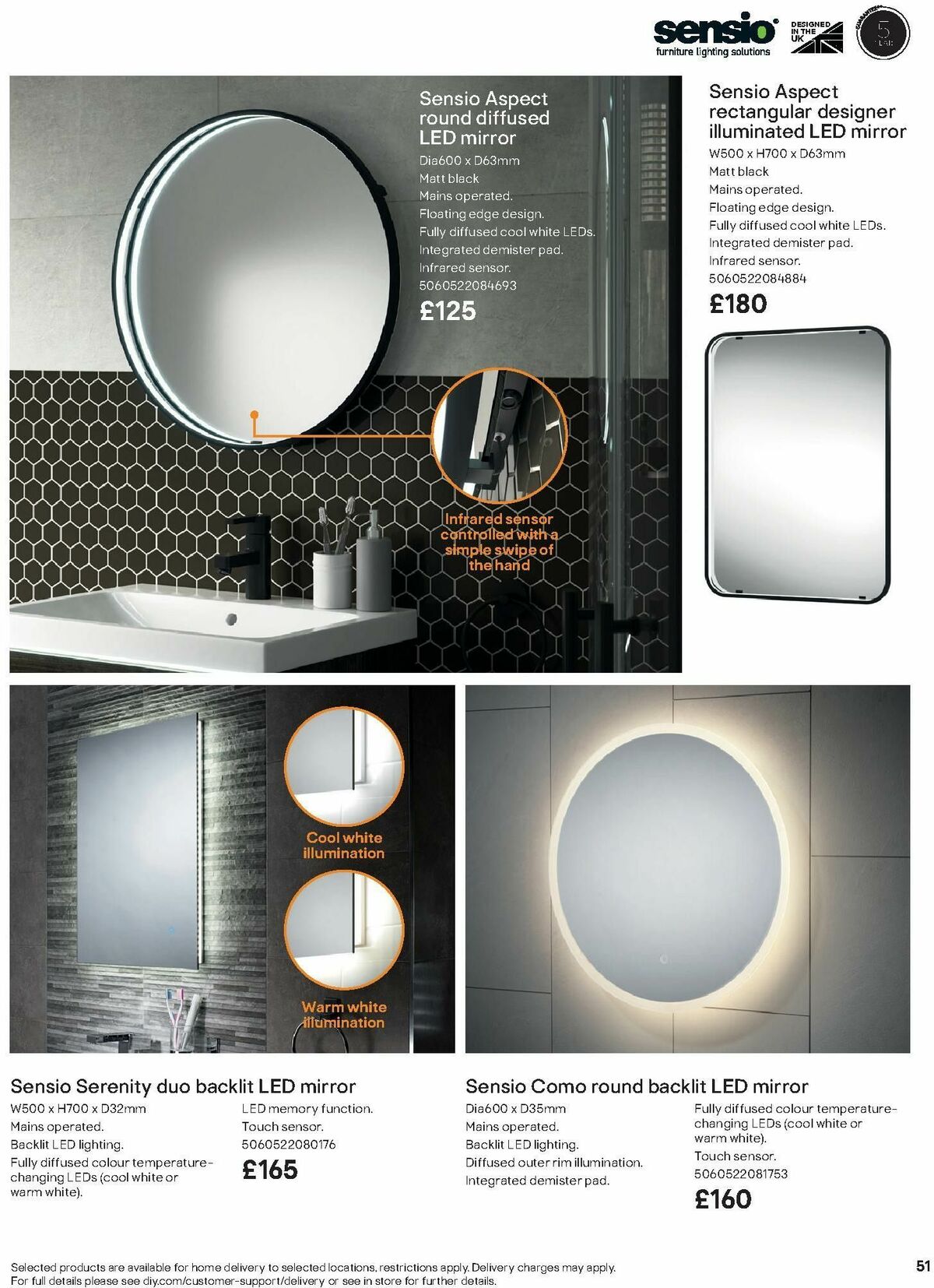 B&Q Bathroom Collections Offers from 1 October