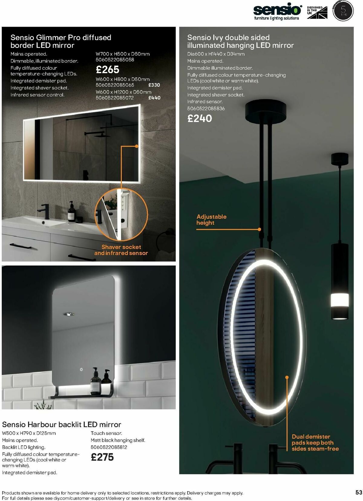 B&Q Bathroom Collections Offers from 1 October