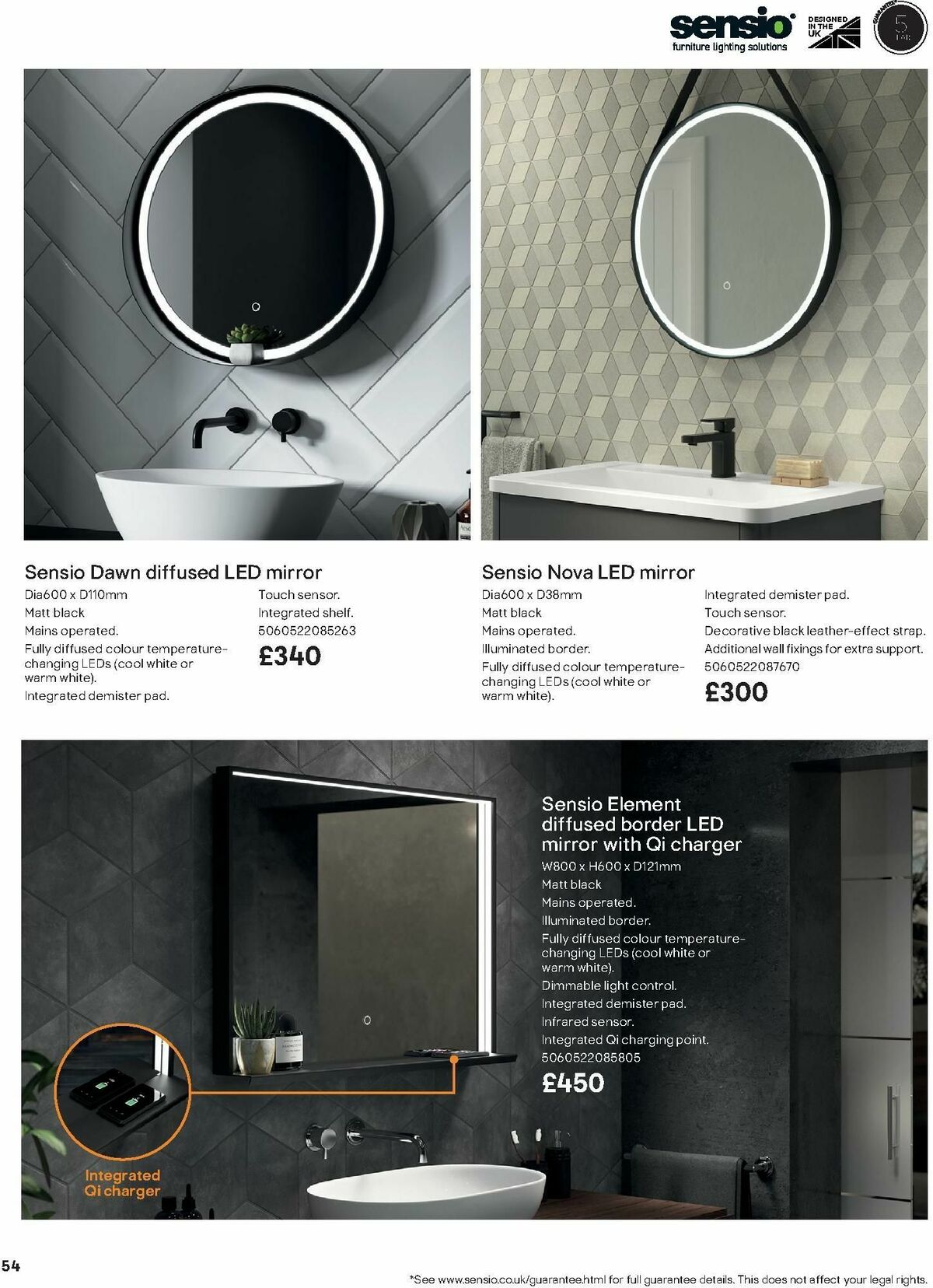 B&Q Bathroom Collections Offers from 1 October