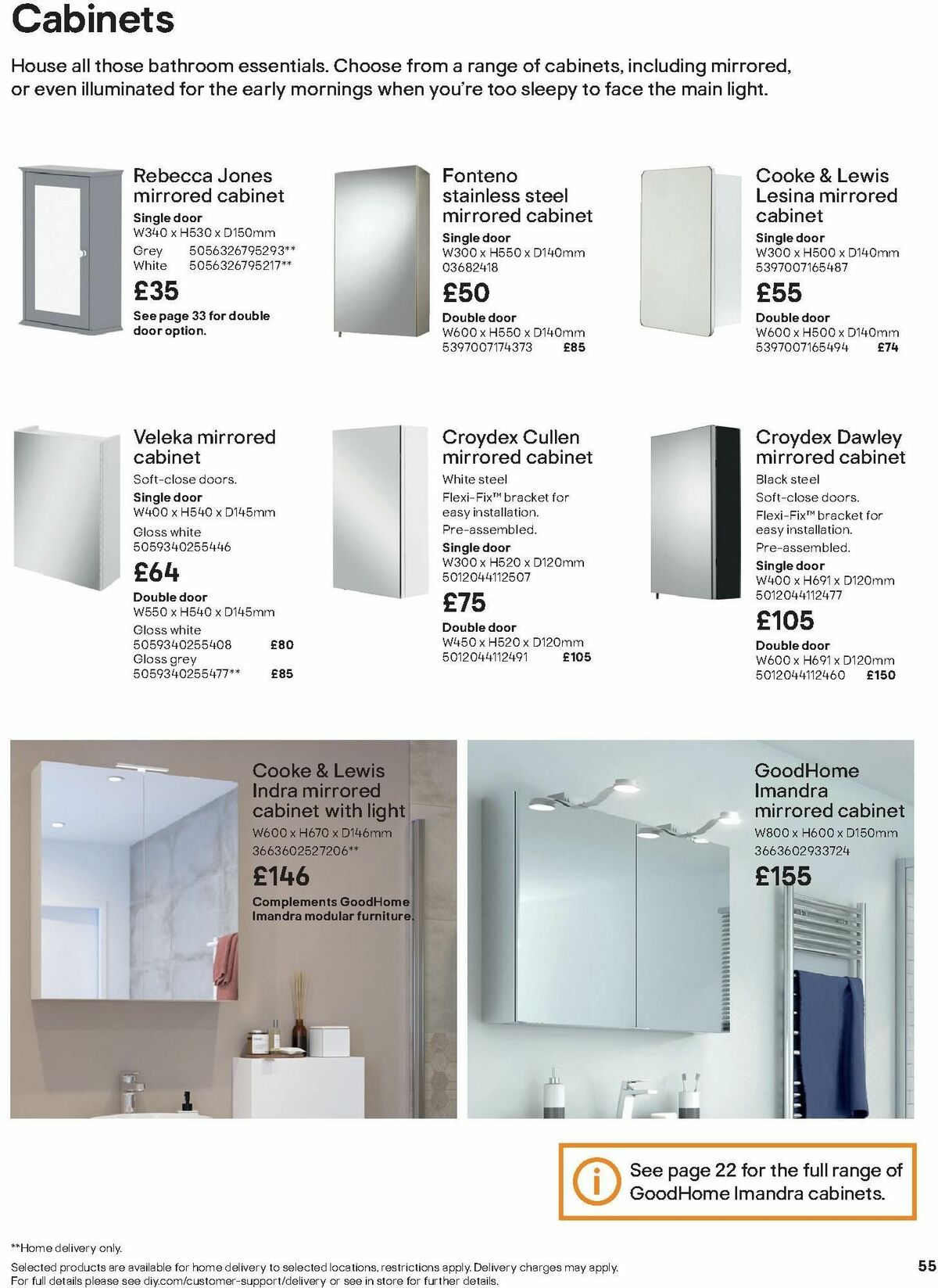 B&Q Bathroom Collections Offers from 1 October