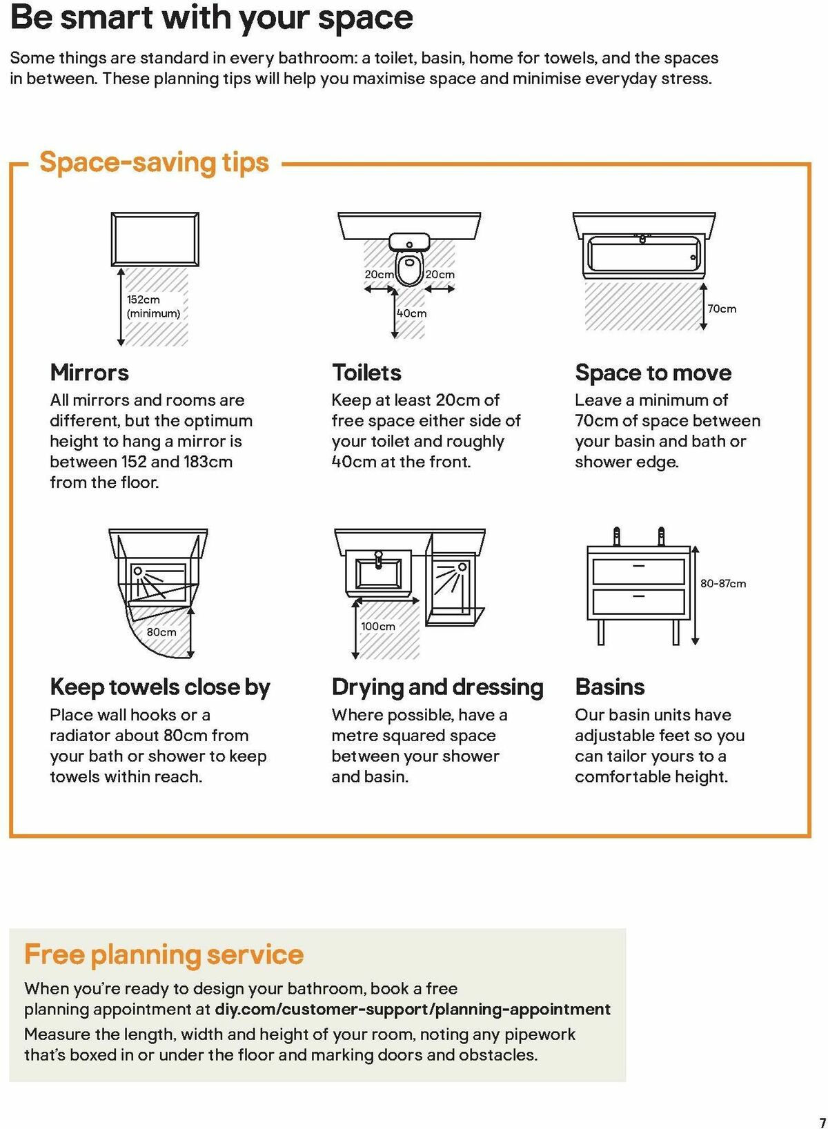 B&Q Bathroom Collections Offers from 1 October