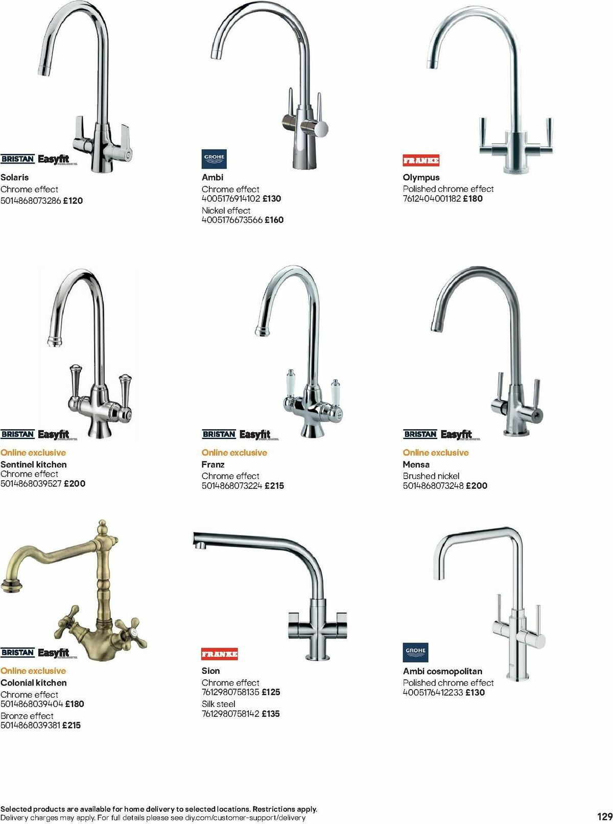 B&Q Kitchens Inspiration Offers from 6 November