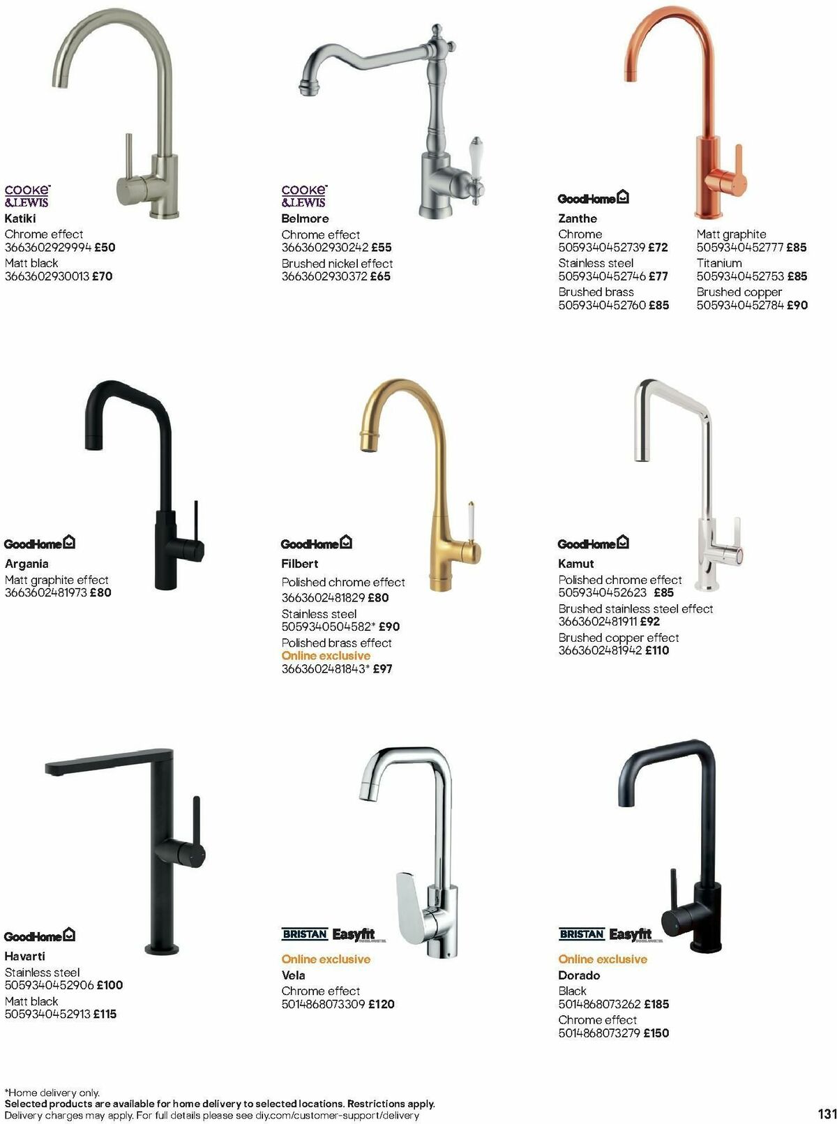 B&Q Kitchens Inspiration Offers from 6 November