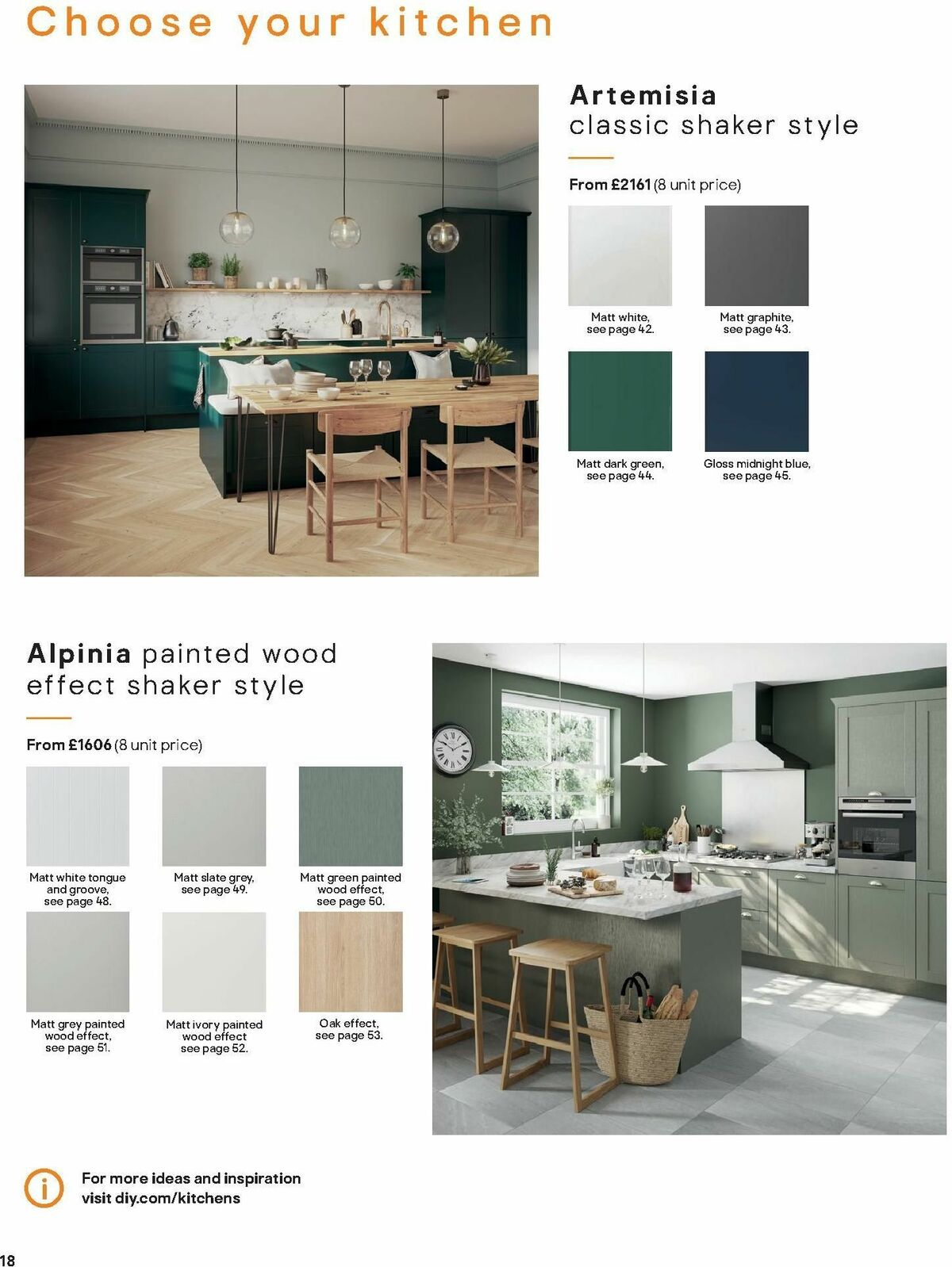 B&Q Kitchens Inspiration Offers from 6 November