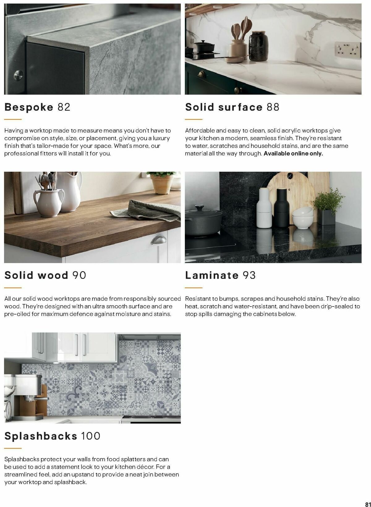 B&Q Kitchens Inspiration Offers from 6 November