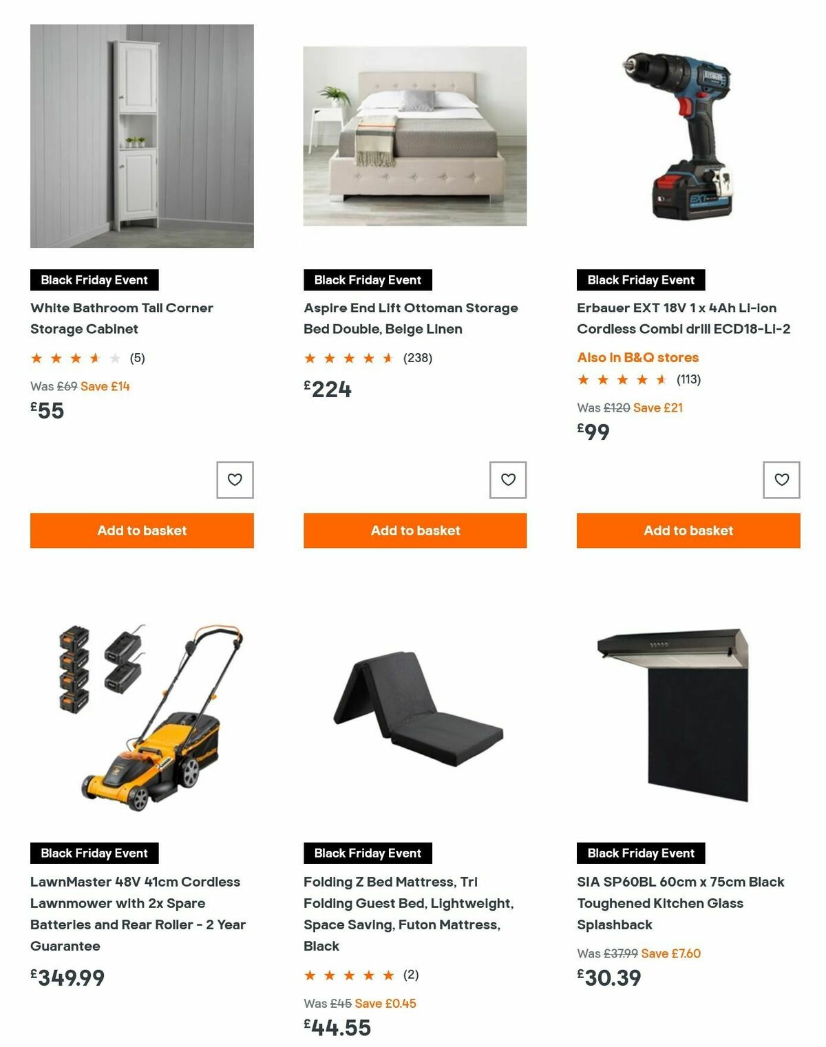 B&Q Offers from 9 November